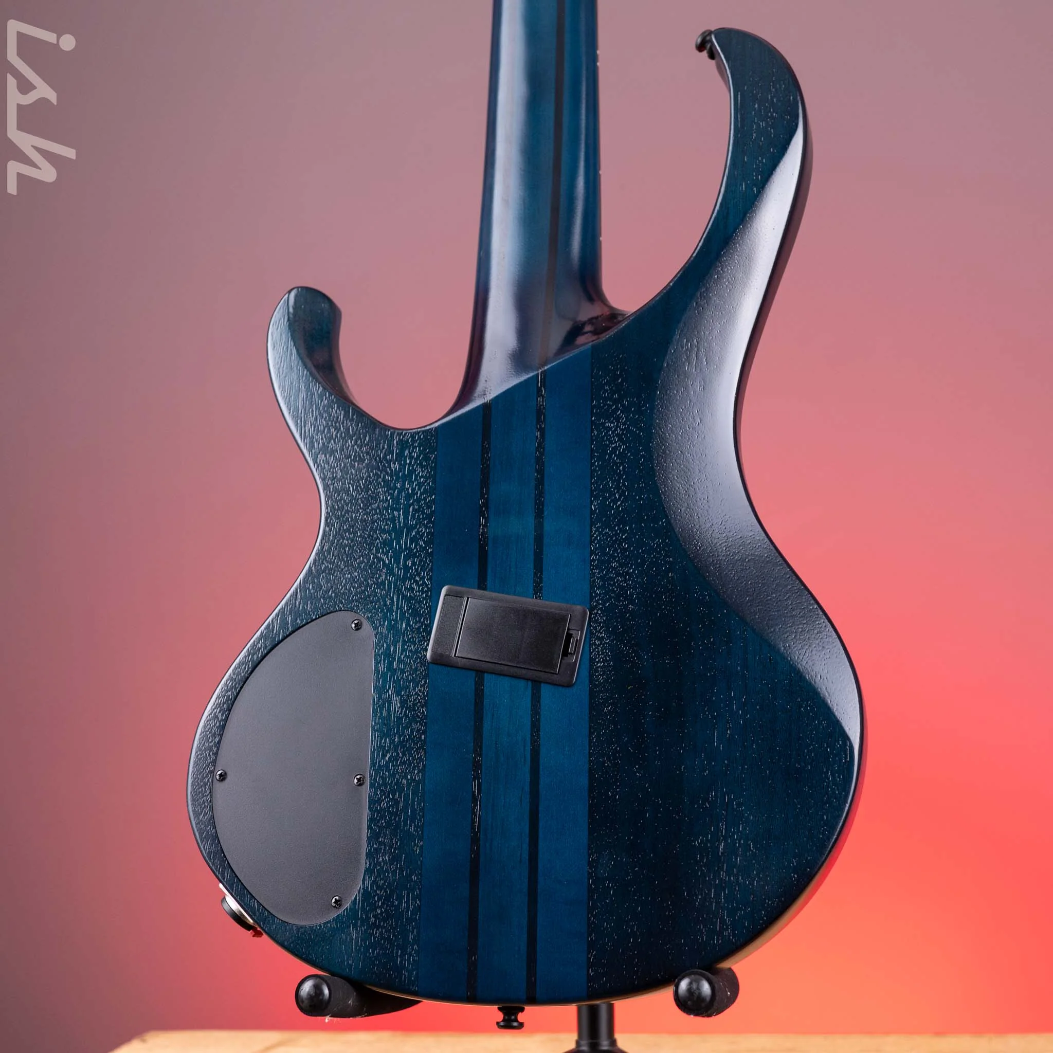 Ibanez BTB Bass Workshop Multi-Scale 5-String Bass Cosmic Blue Starburst Demo - Image 7