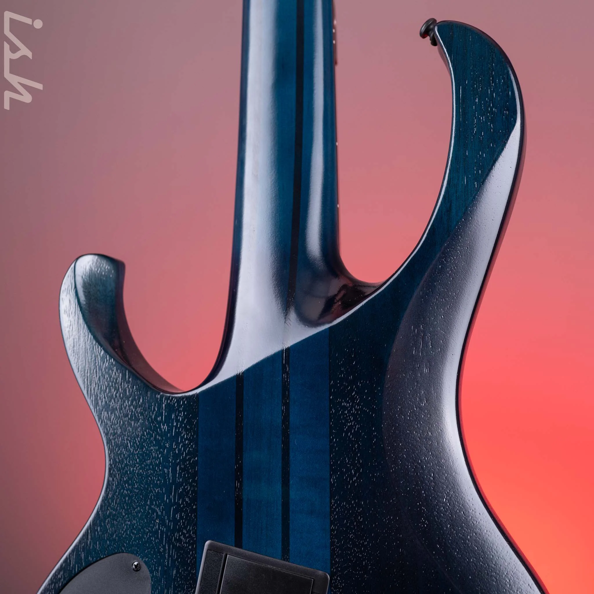 Ibanez BTB Bass Workshop Multi-Scale 5-String Bass Cosmic Blue Starburst Demo - Image 8