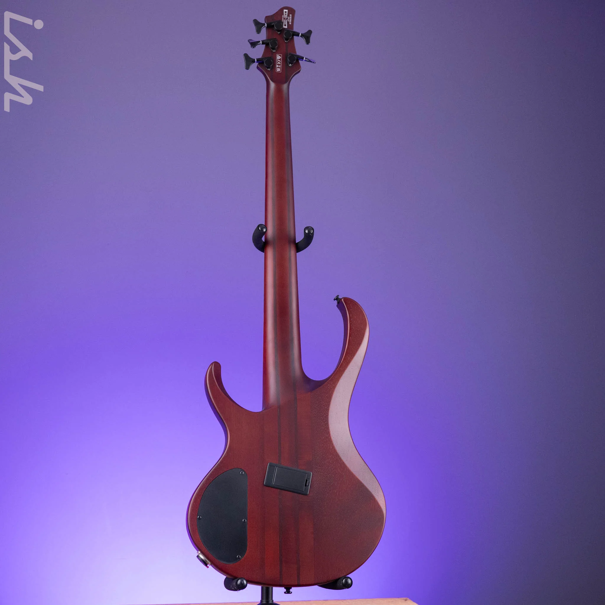 Ibanez BTB Bass Workshop Multi-Scale 5-String Bass Natural Browned Burst Flat Demo - Image 6