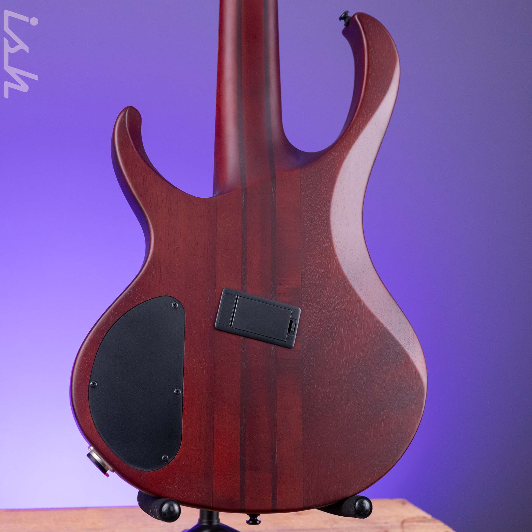 Ibanez BTB Bass Workshop Multi-Scale 5-String Bass Natural Browned Burst Flat Demo - Image 7