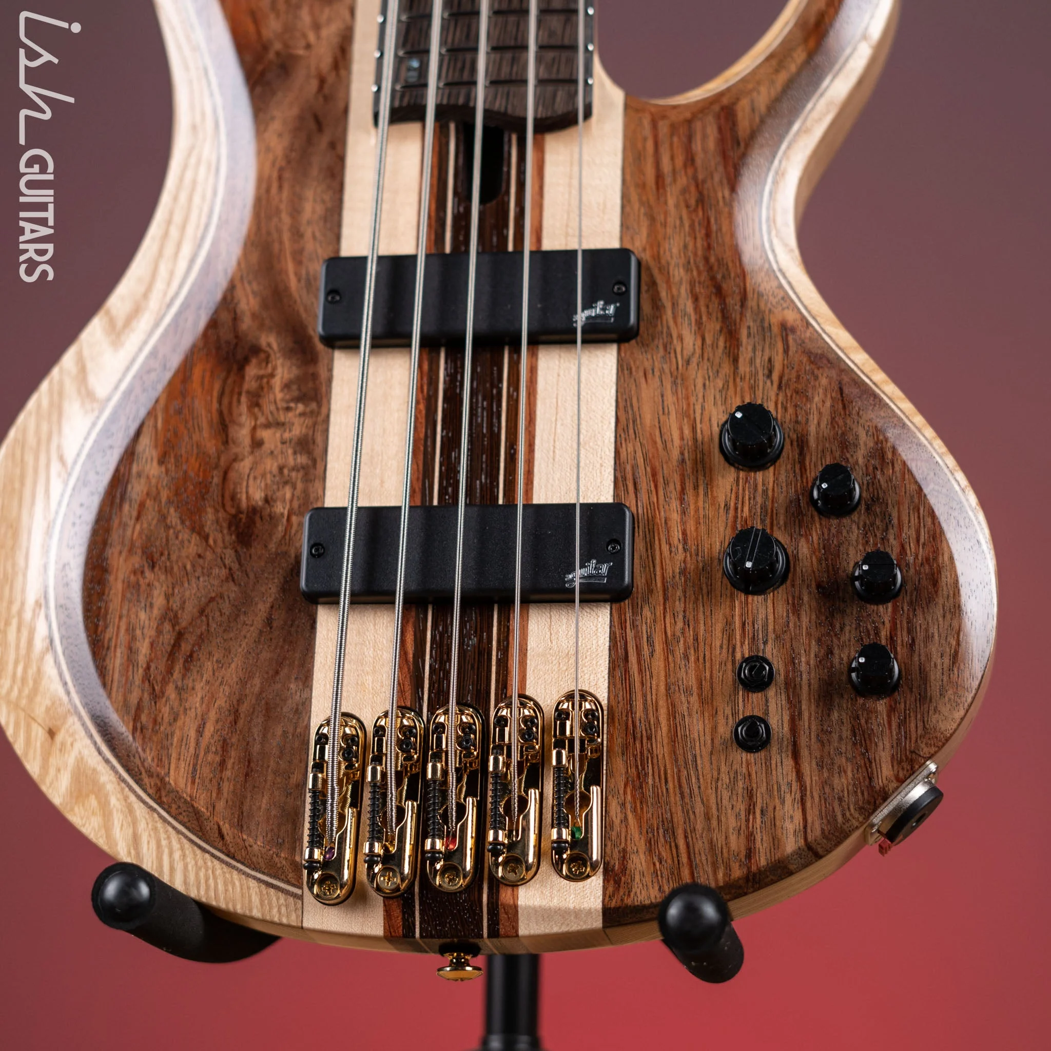 Ibanez BTB1835 Premium 5-String Bass Natural Shadow Low Gloss - Image 4