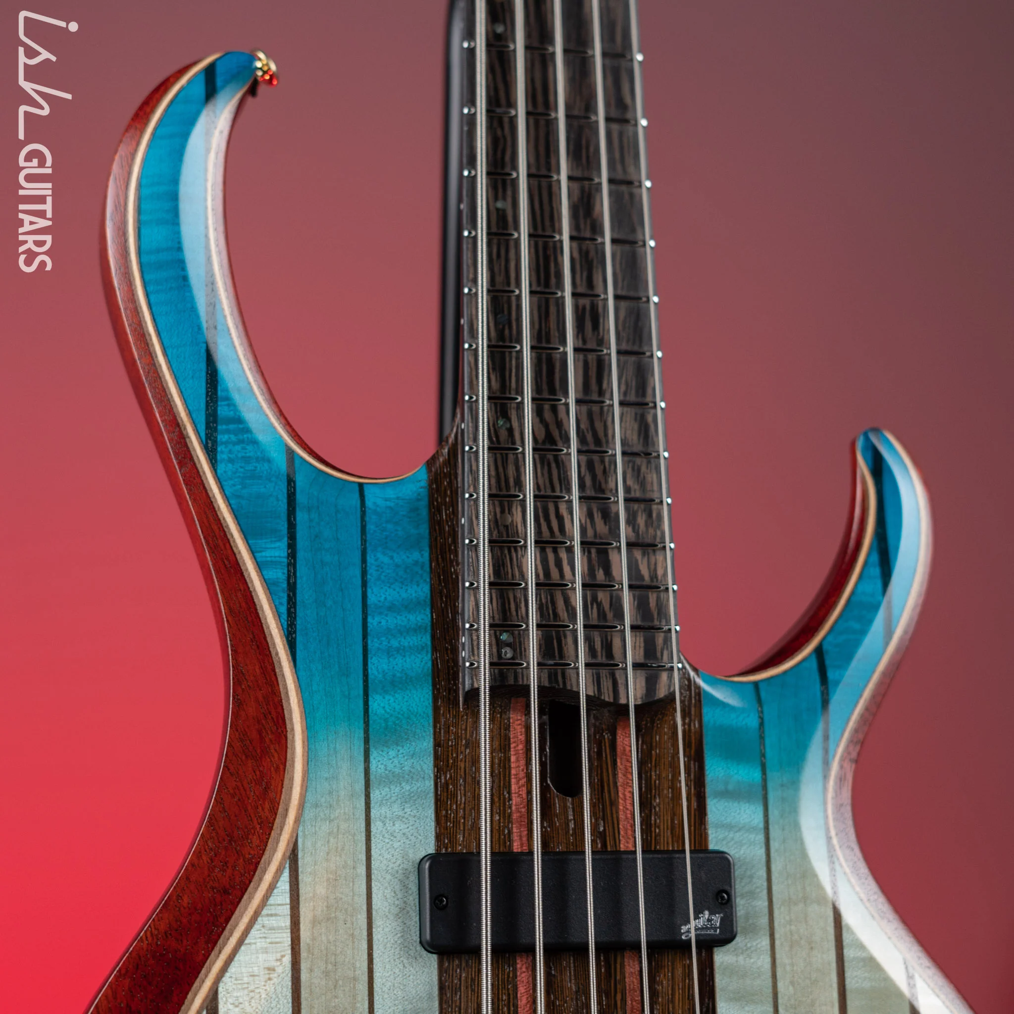 Ibanez BTB1935 Premium 5-String Bass Caribbean Islet Low Gloss Demo - Image 3