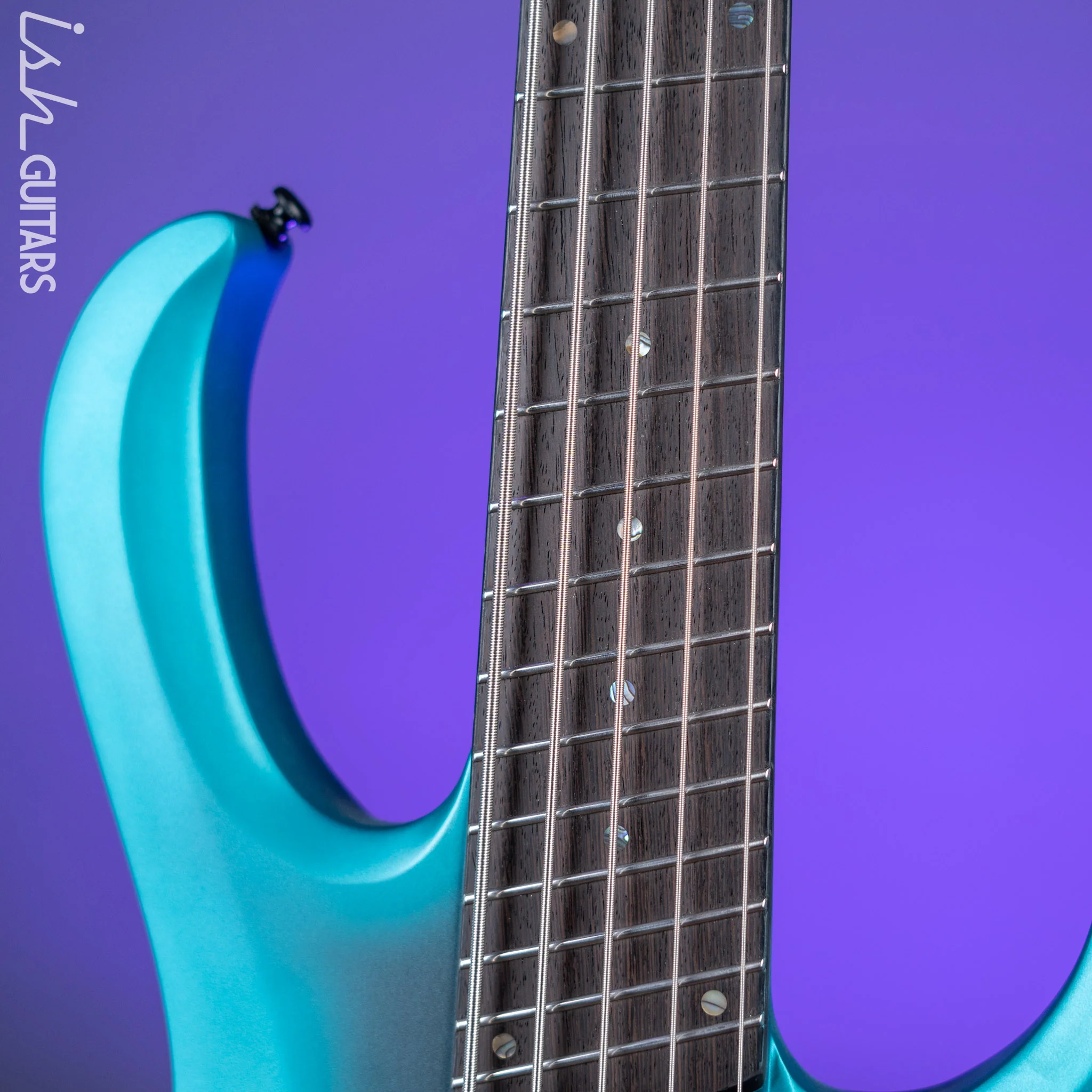 Ibanez BTB605MS Multi-Scale 5-String Bass Cerulean Aura Burst Matte - Image 5