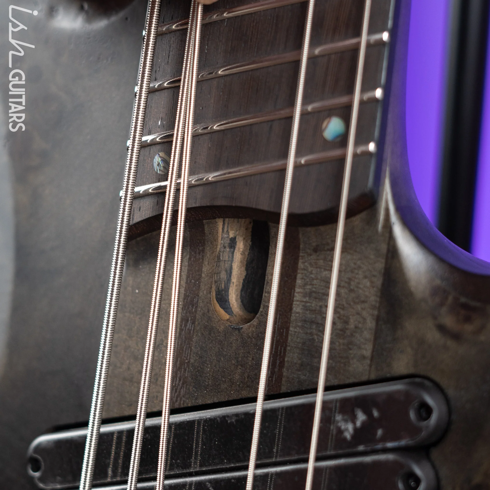 Ibanez BTB805MS 5-String Bass Transparent Gray Flat Demo - Image 11