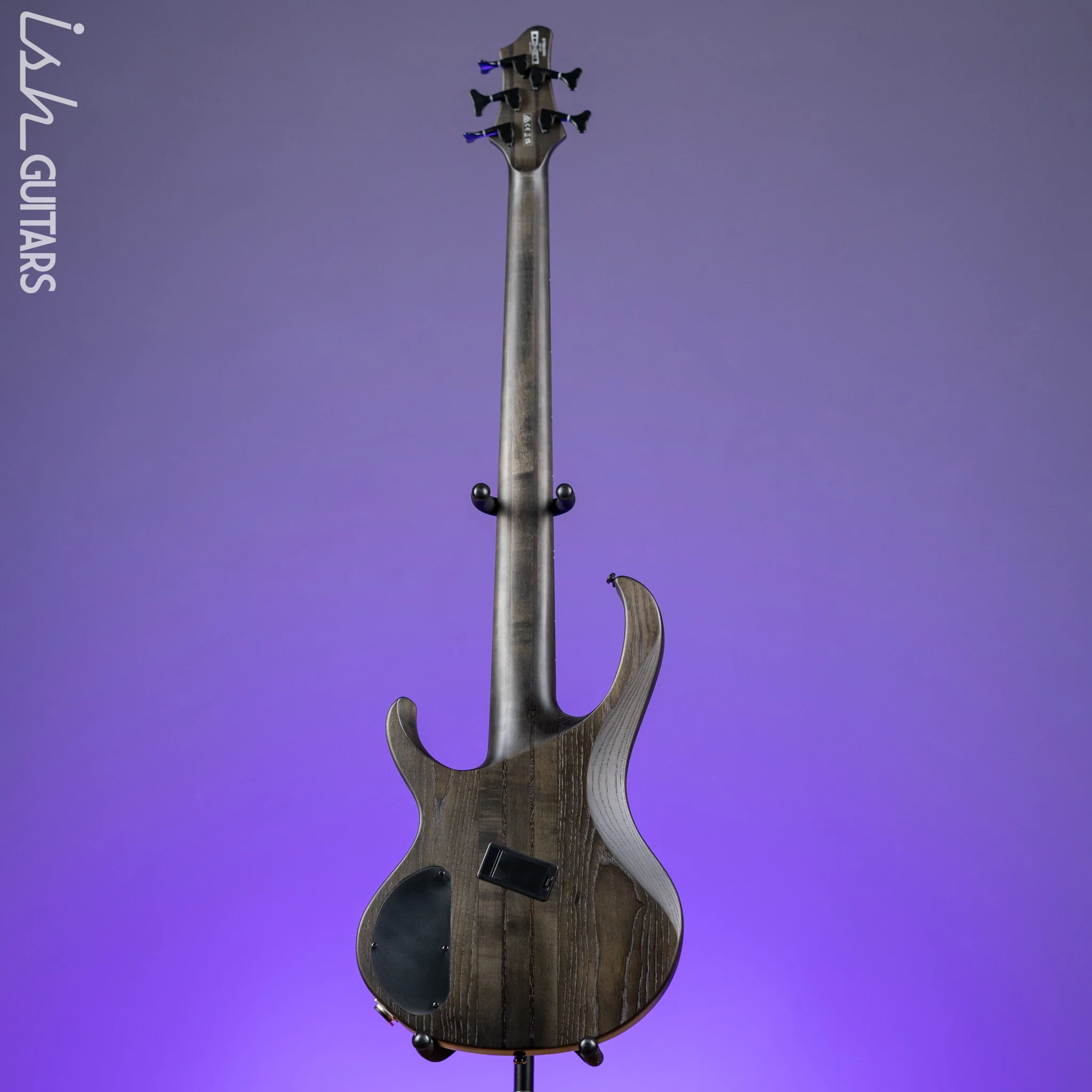 Ibanez BTB805MS 5-String Bass Transparent Gray Flat Demo - Image 6