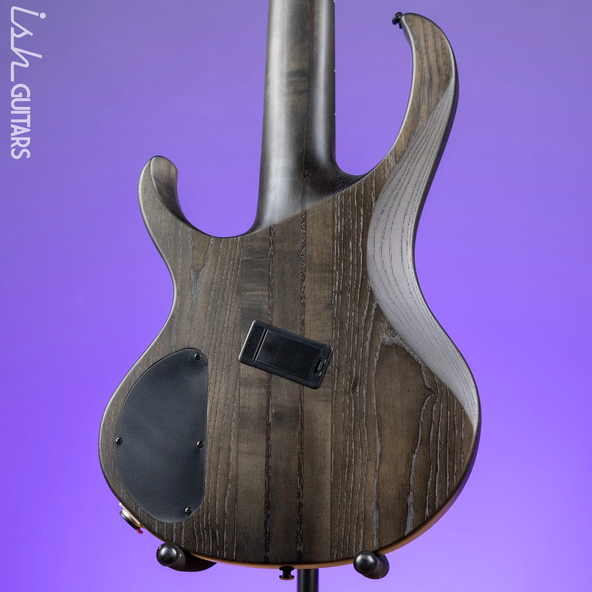 Ibanez BTB805MS 5-String Bass Transparent Gray Flat Demo - Image 7