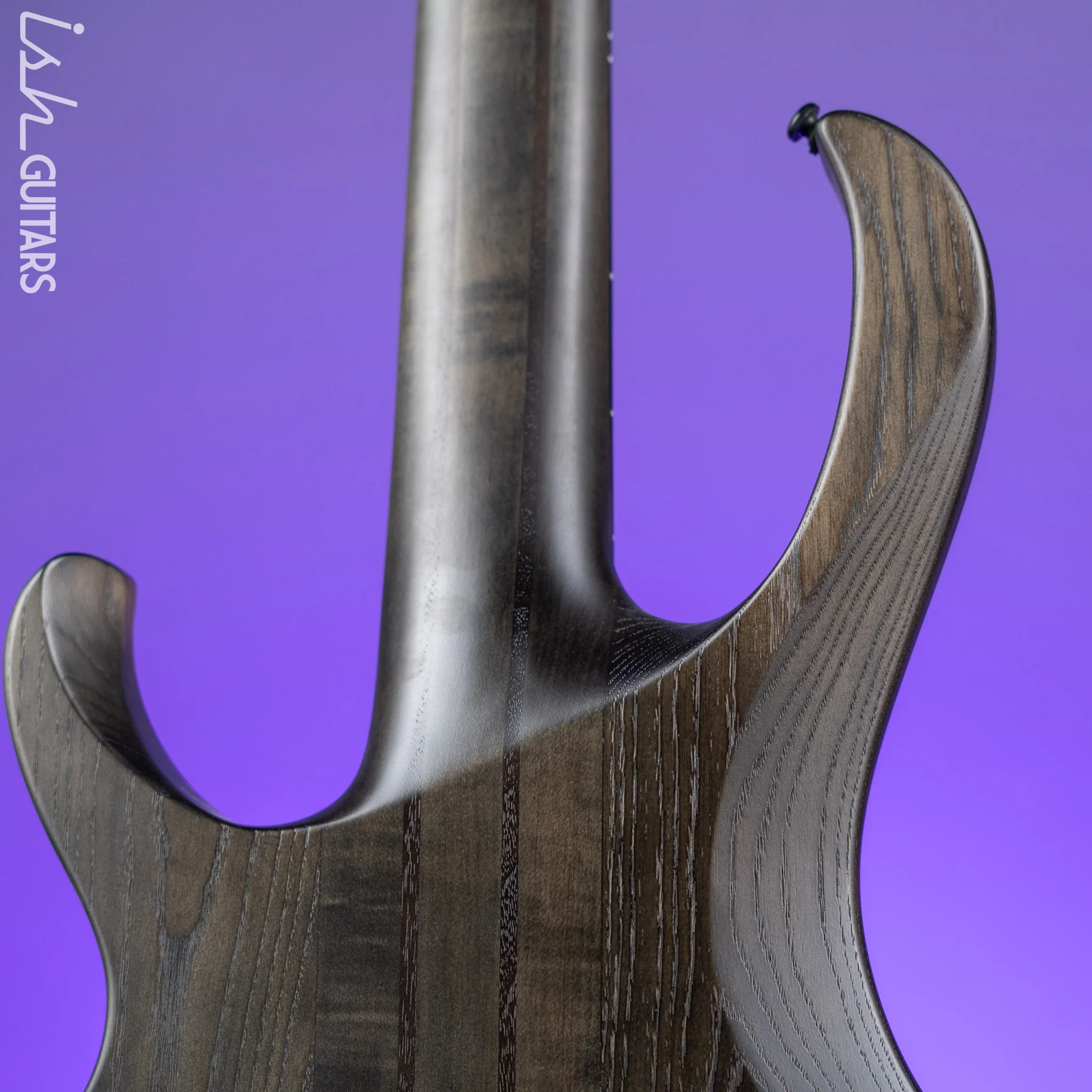 Ibanez BTB805MS 5-String Bass Transparent Gray Flat Demo - Image 8