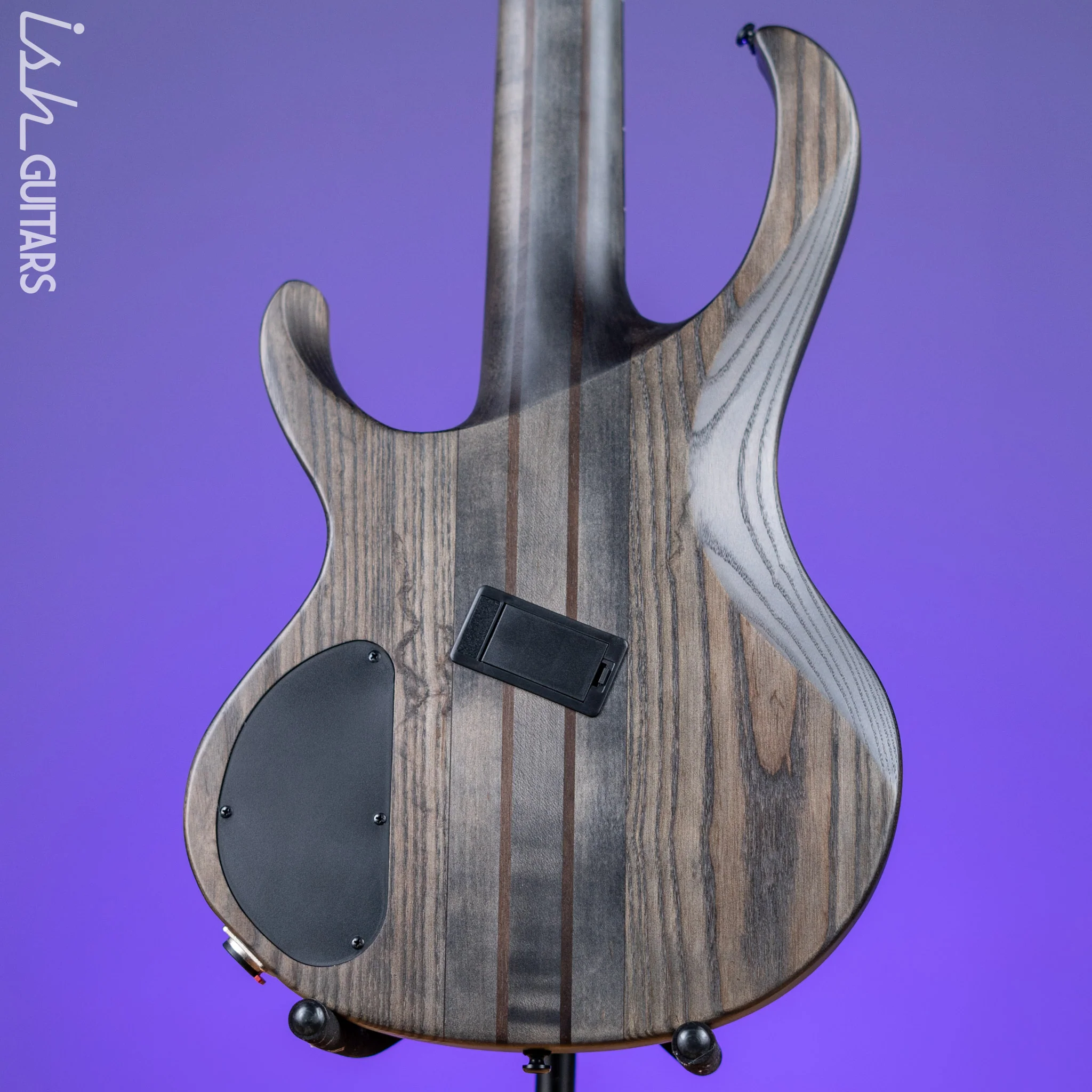 Ibanez BTB805MS Multi-Scale 5-String Bass Transparent Grey Flat - Image 8
