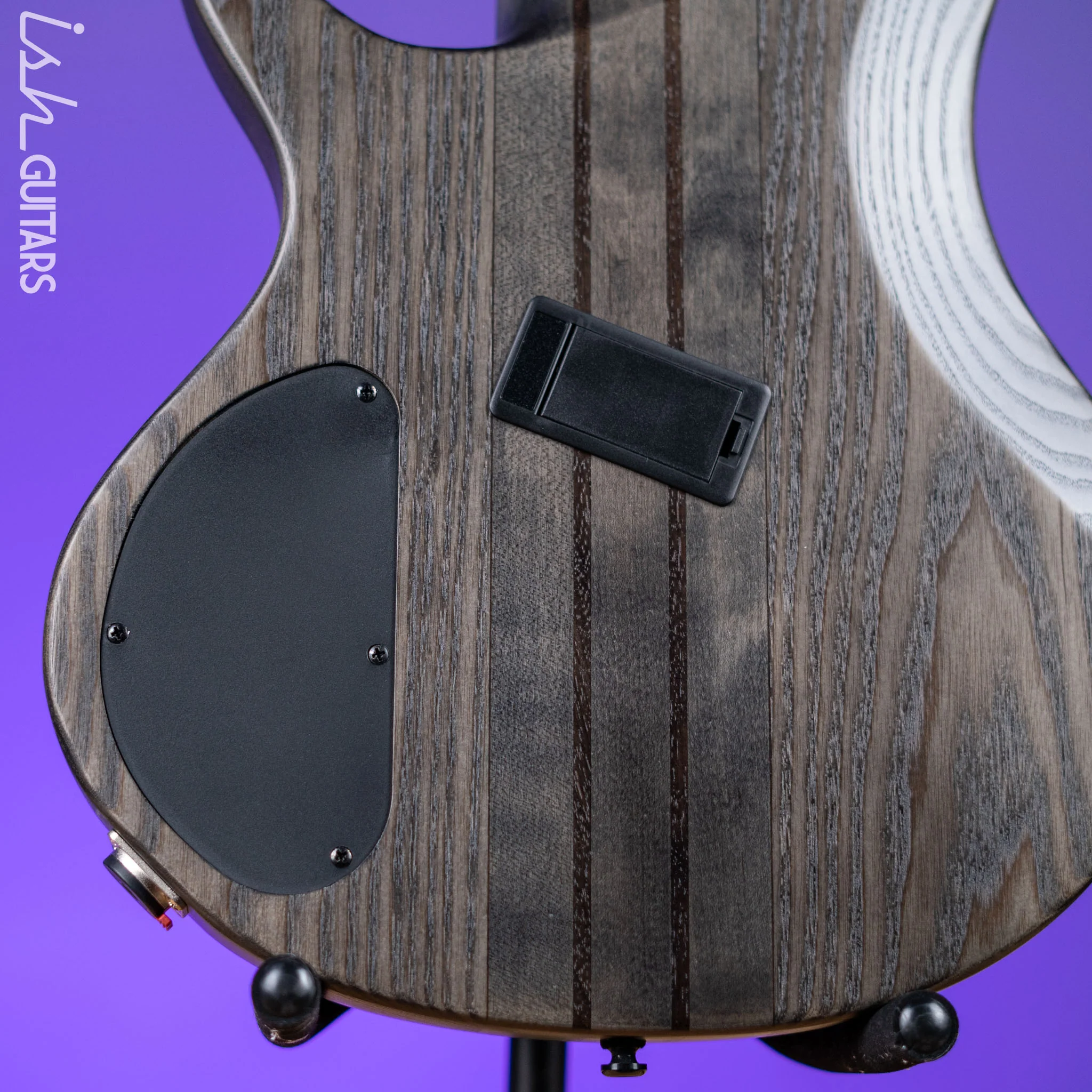Ibanez BTB805MS Multi-Scale 5-String Bass Transparent Grey Flat - Image 10