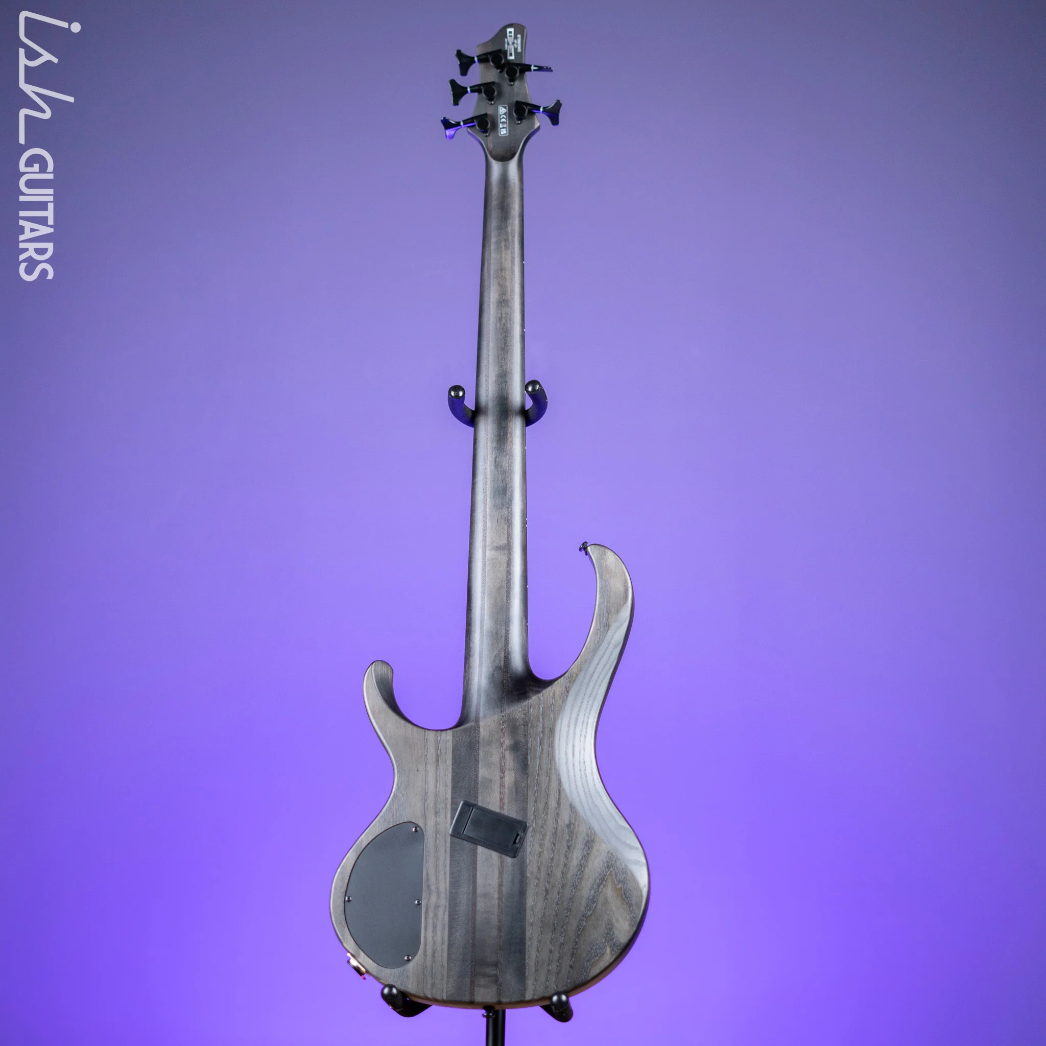 Ibanez BTB805MS Multi-Scale 5-String Bass Transparent Grey Flat - Image 7