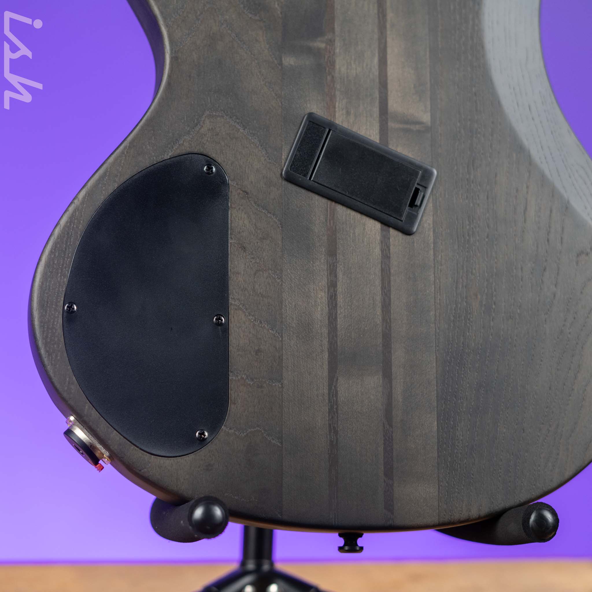 Ibanez BTB805MS Multi-Scale 5-String Bass Transparent Grey Flat - Image 9