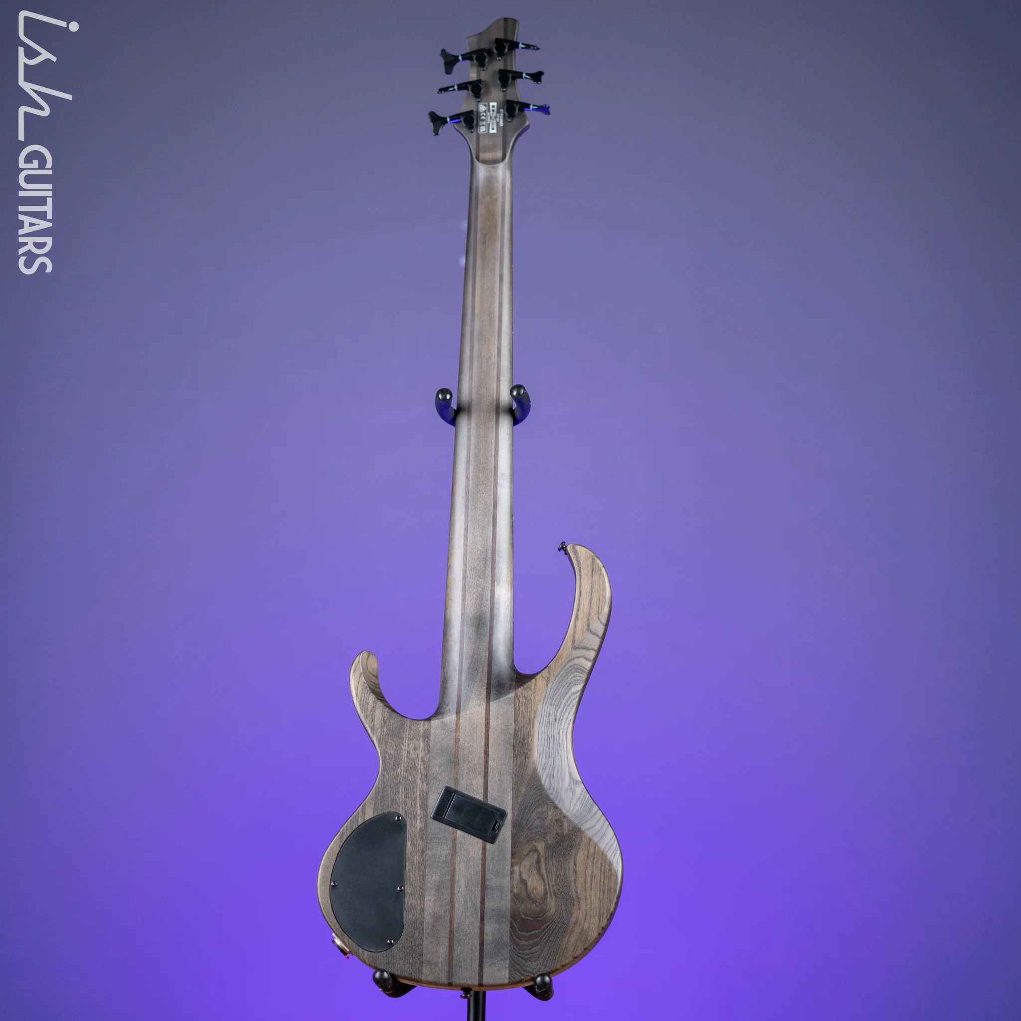 Ibanez BTB806MS Multi-Scale 6-String Bass Transparent Grey Flat Demo - Image 7