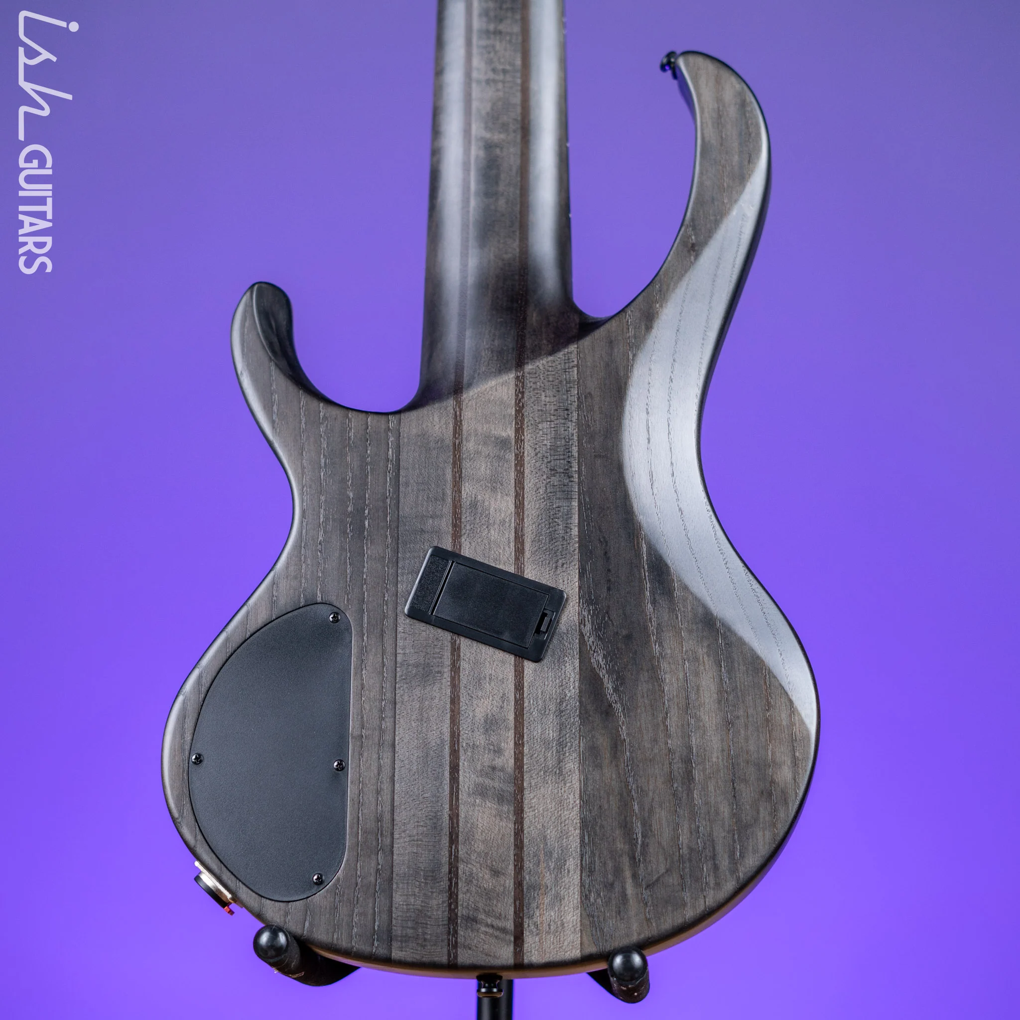 Ibanez BTB806MS Multi-Scale 6-String Bass Transparent Grey Flat - Image 7