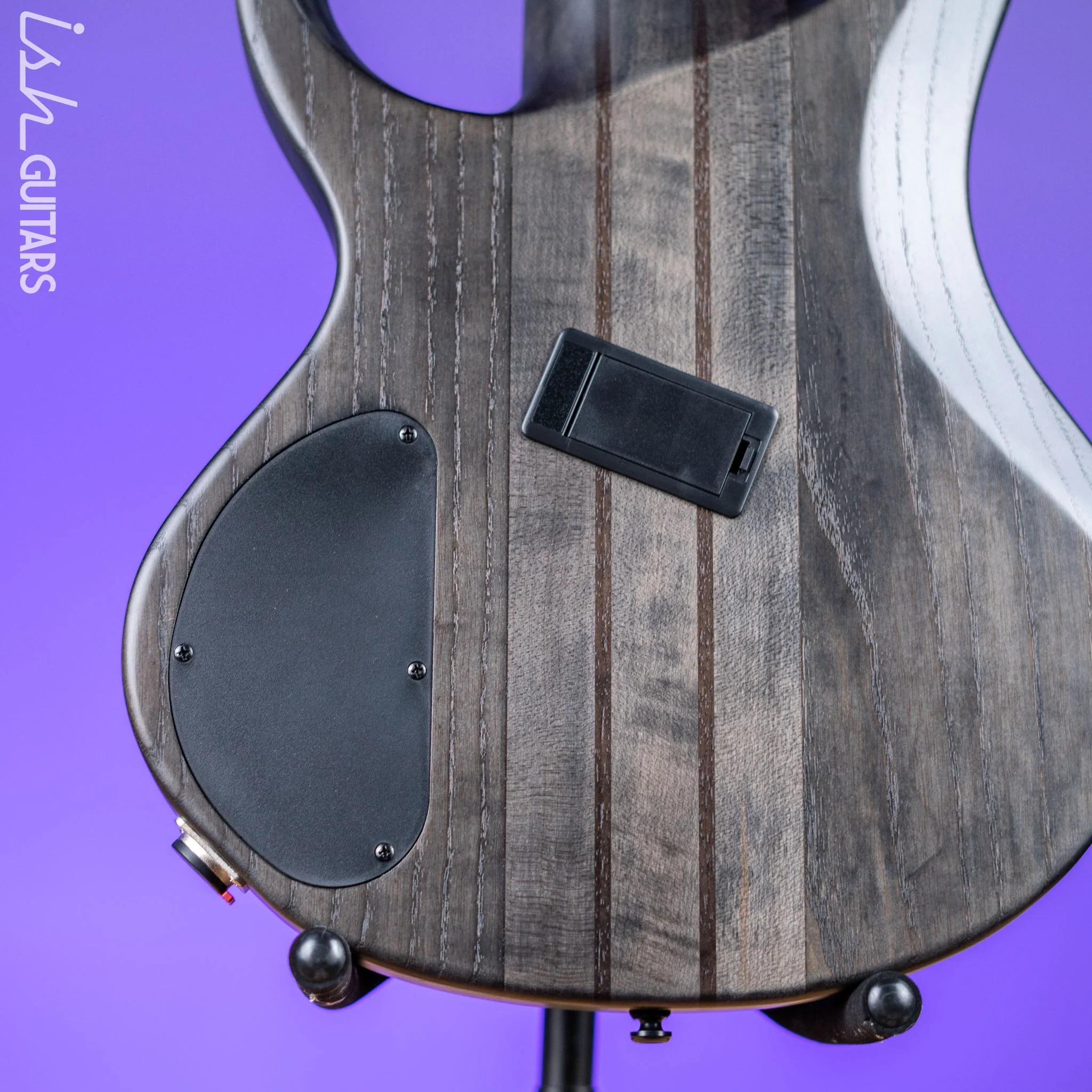 Ibanez BTB806MS Multi-Scale 6-String Bass Transparent Grey Flat - Image 9