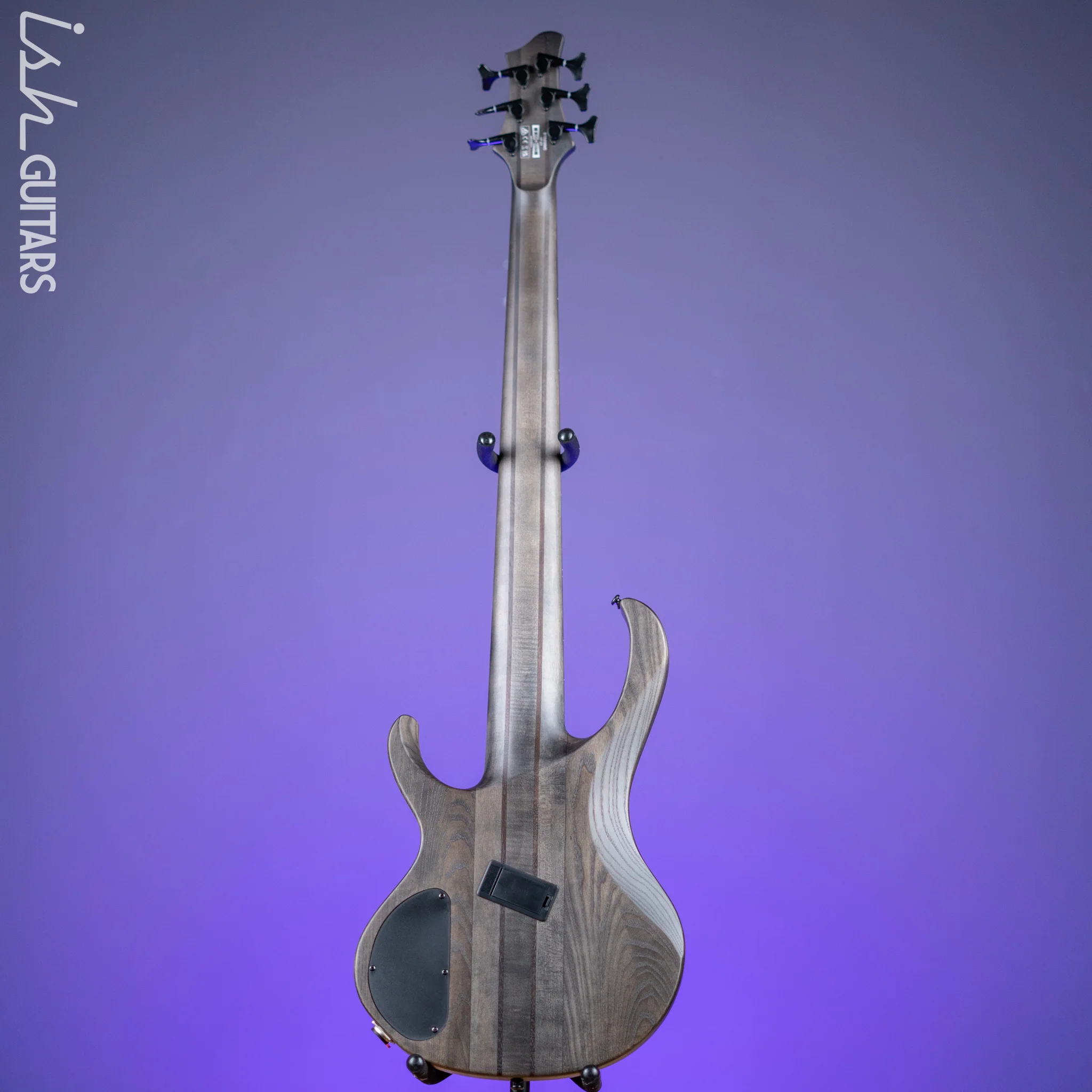 Ibanez BTB806MS Multi-Scale 6-String Bass Transparent Grey Flat - Image 7