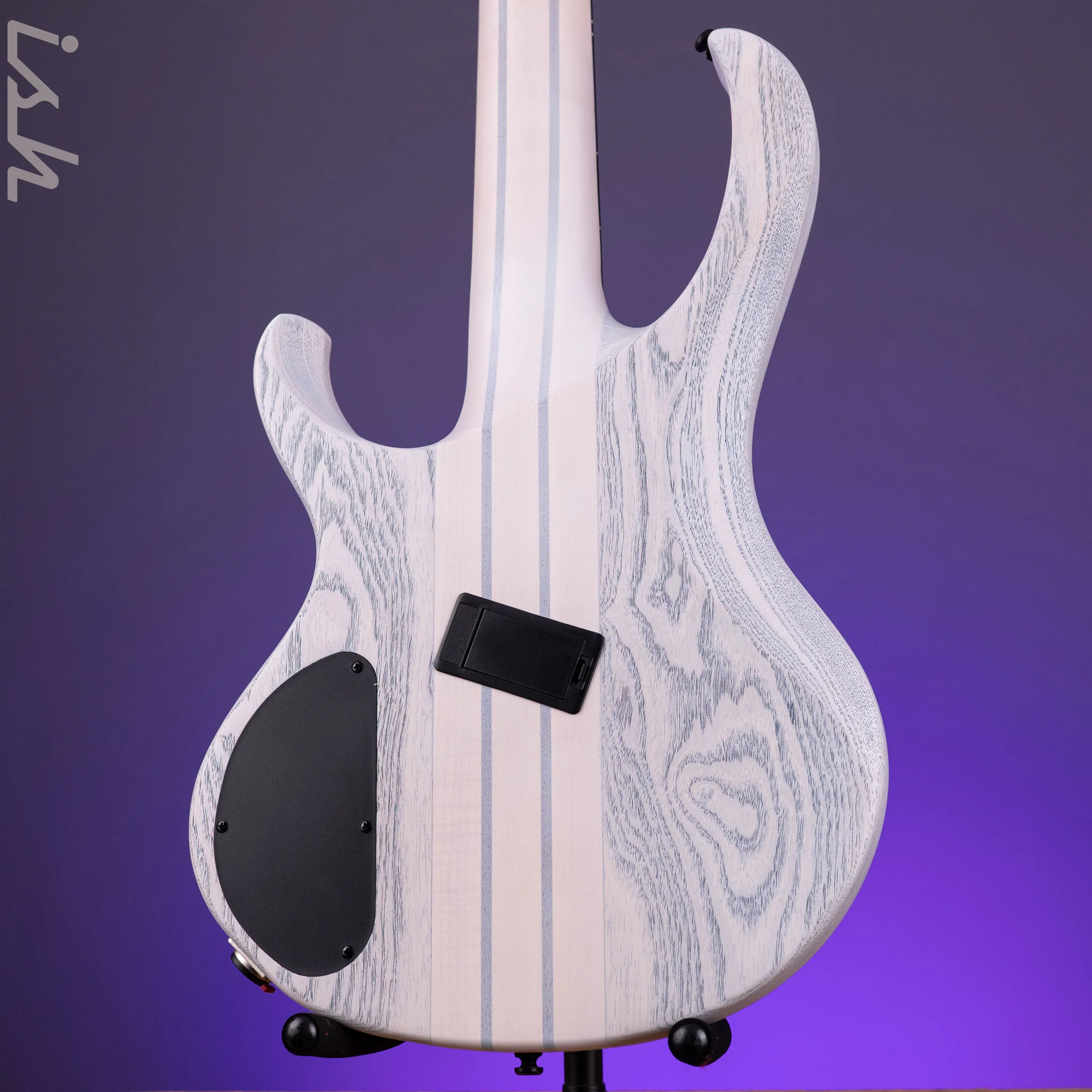 Ibanez BTB865MS 5-String Bass Workshop Transparent White Flat - Image 9