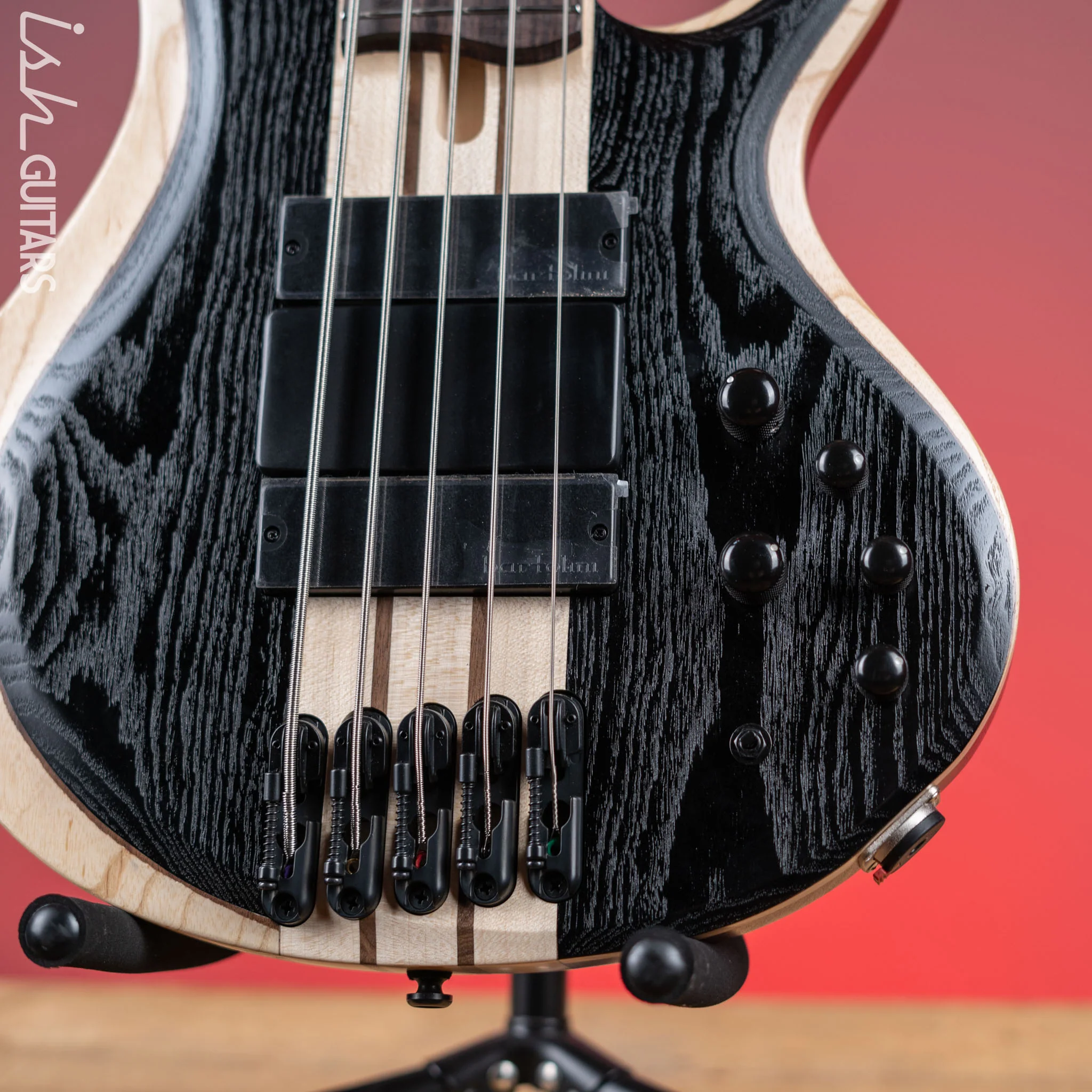 Ibanez BTB865SC 5-String Bass Weathered Black Low Gloss - Image 4