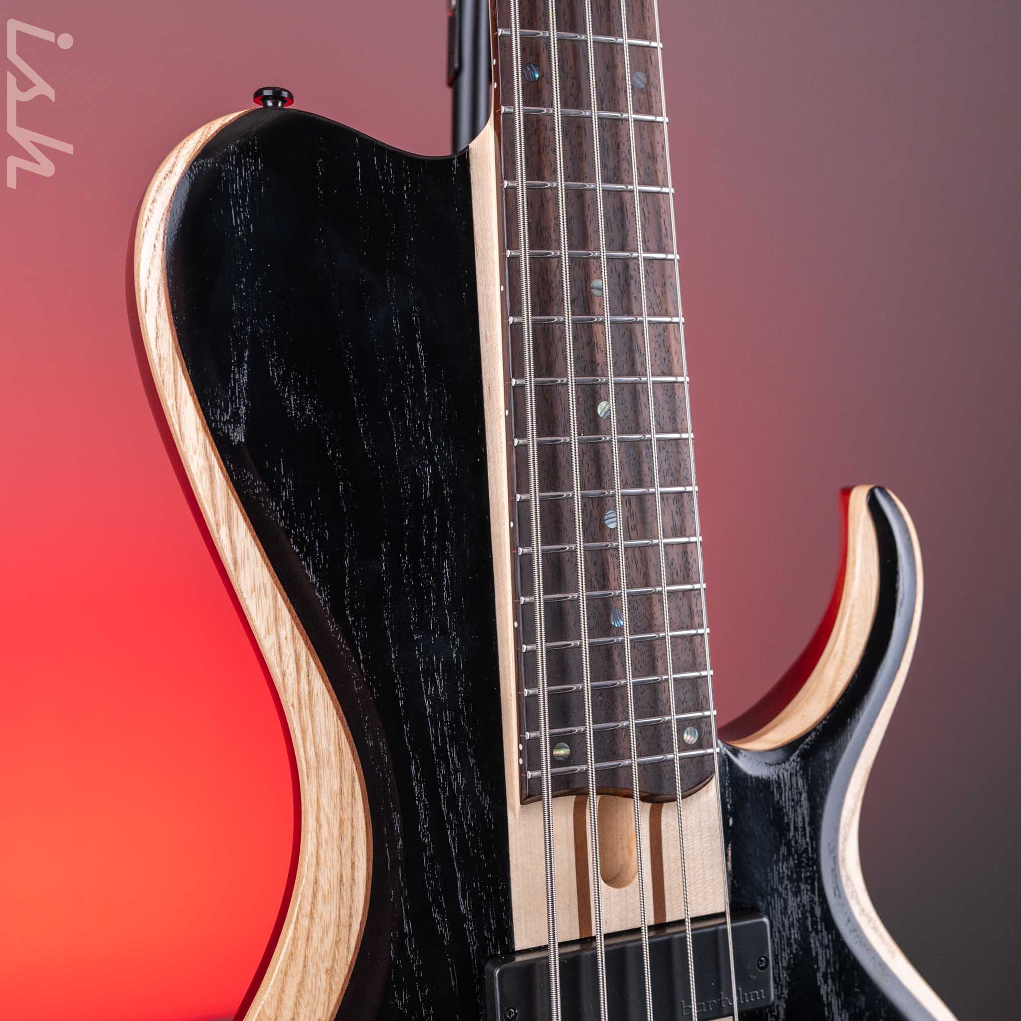 2023 Ibanez BTB865SC Weathered Black Low Glass - Image 3