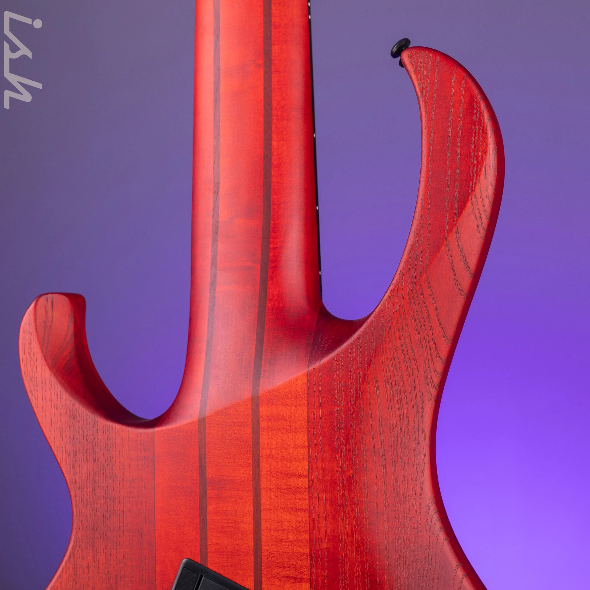 Ibanez BTB866MS 6-String Bass Workshop Brown Topaz Burst Flat - Image 10