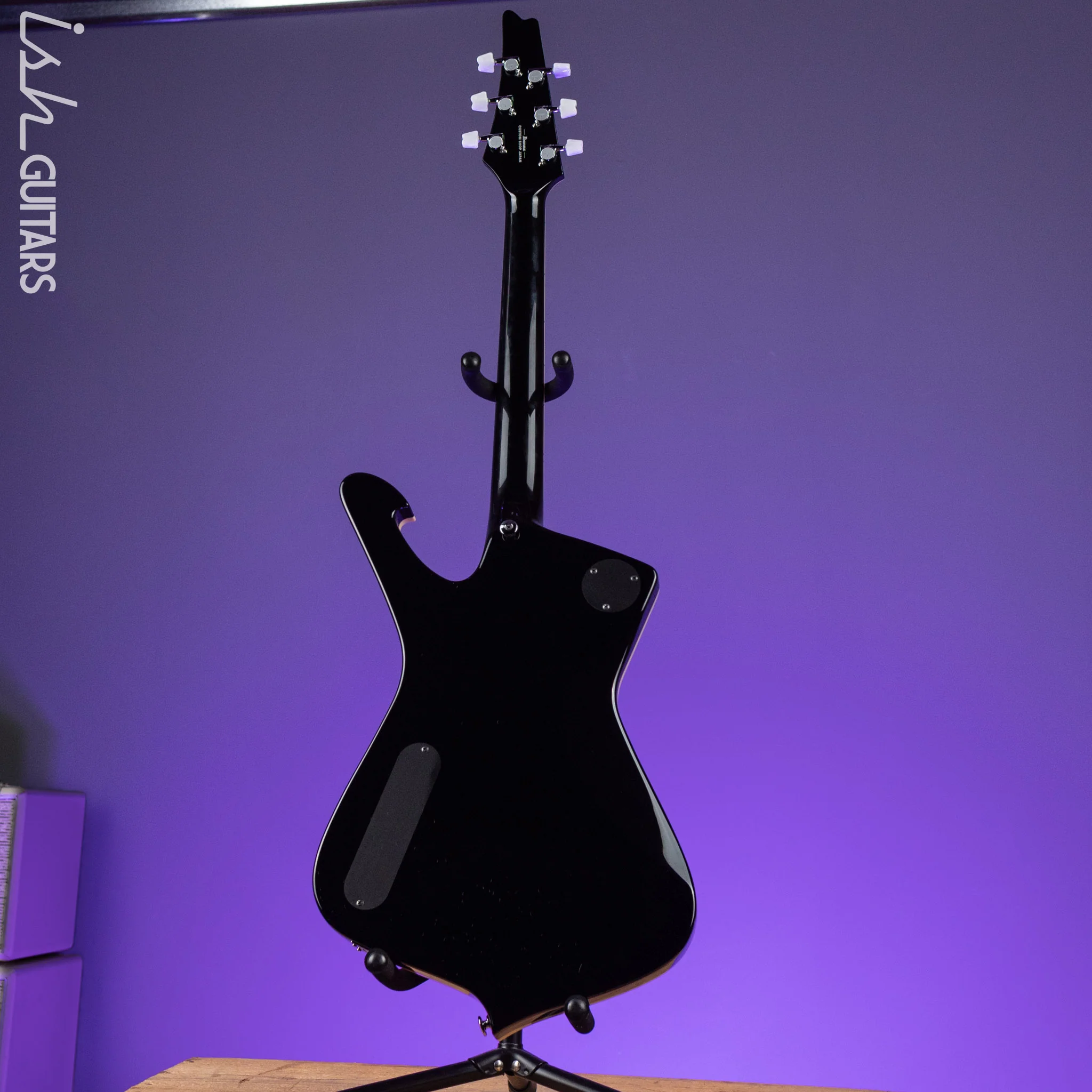 Ibanez Custom Shop PS1CM Paul Stanley Cracked Mirror Electric Guitar - Image 7