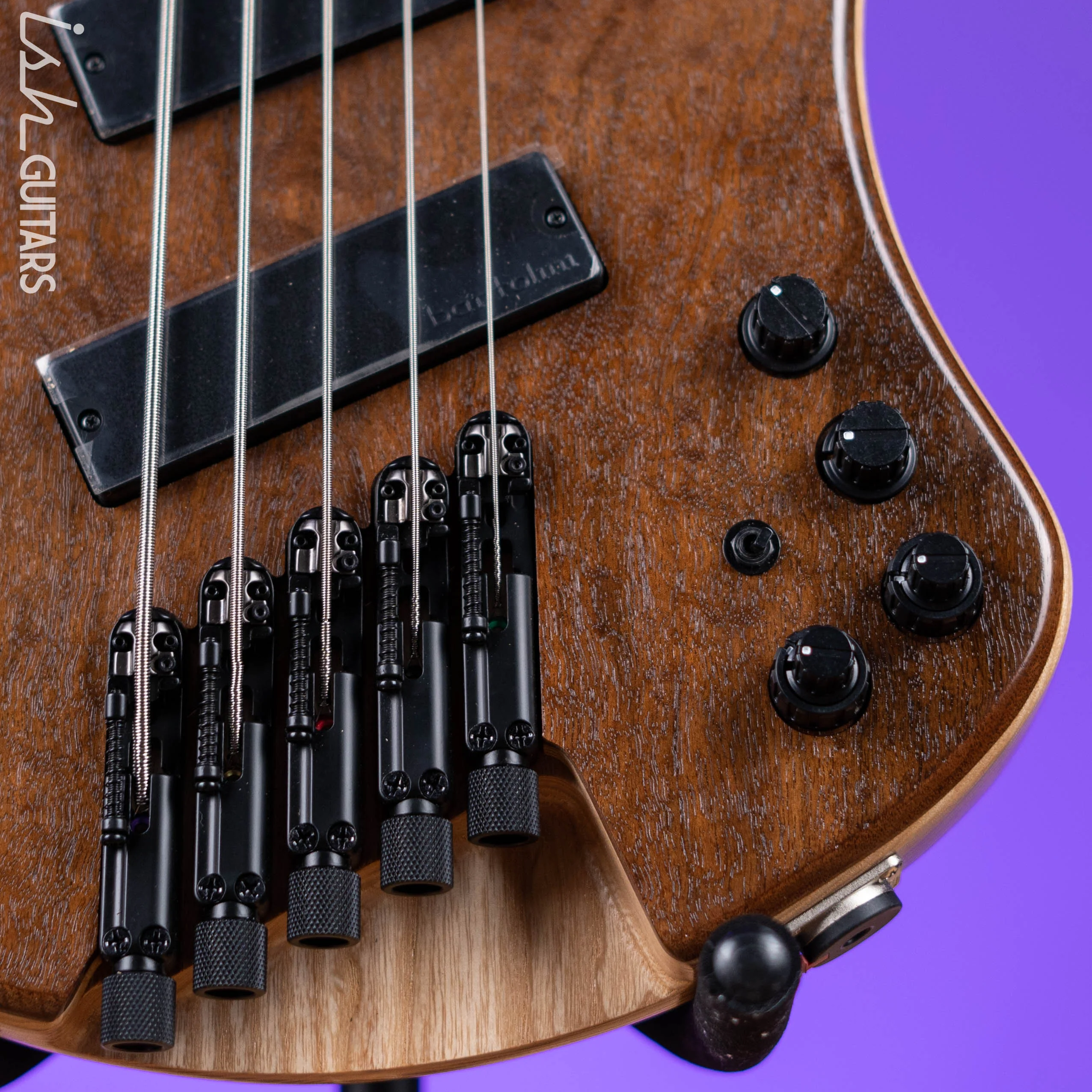 Ibanez EHB1265MS 5-String Multi-Scale Bass Natural Mocha Low Gloss Demo - Image 4