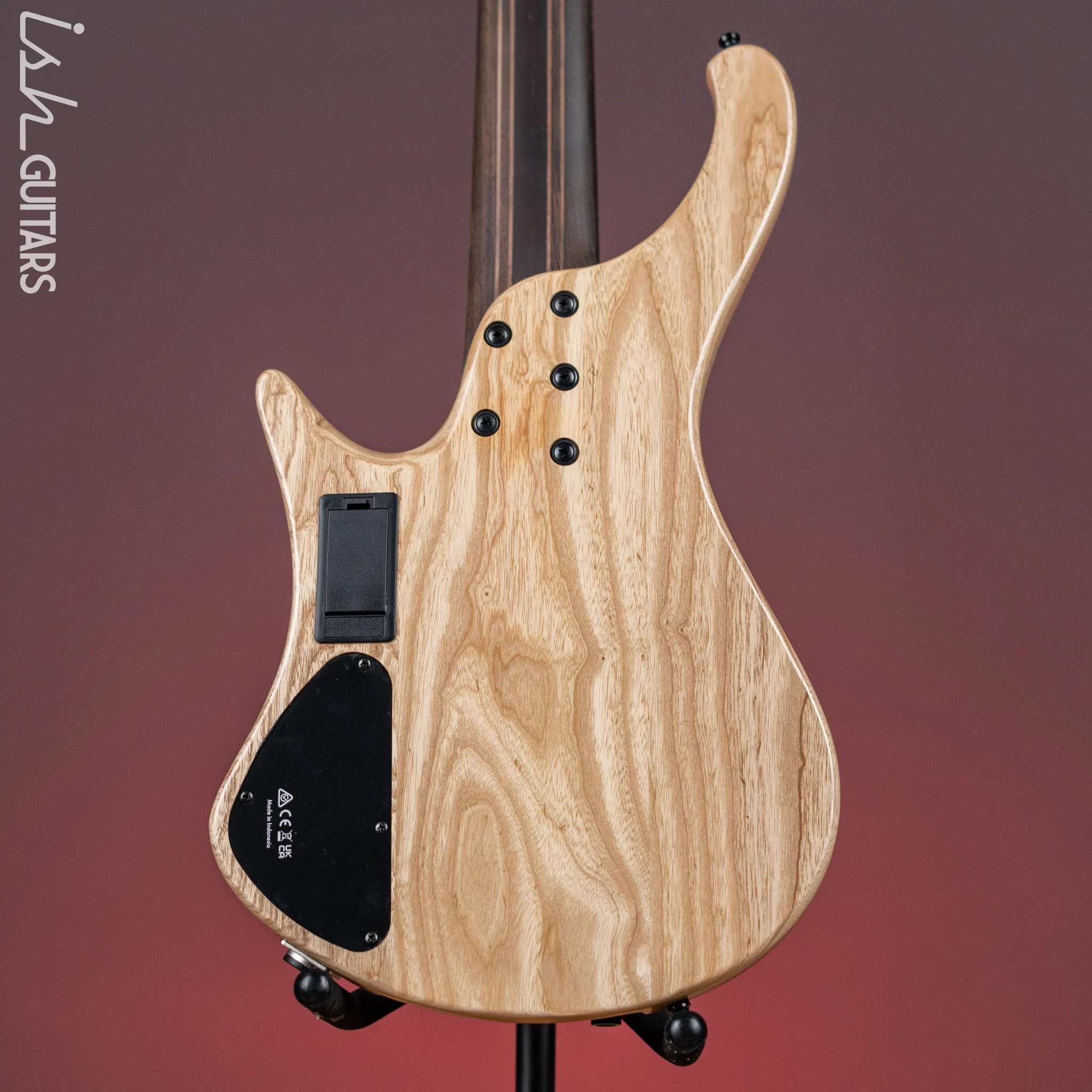 Ibanez EBH1265MS 5-String Multi-Scale Bass Natural Mocha Low Gloss Demo - Image 8