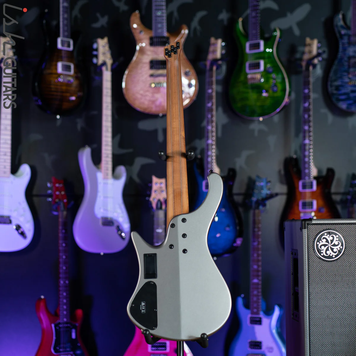 Ibanez EHB1005SMS 5-String Headless Bass Metallic Grey Matte - Image 8