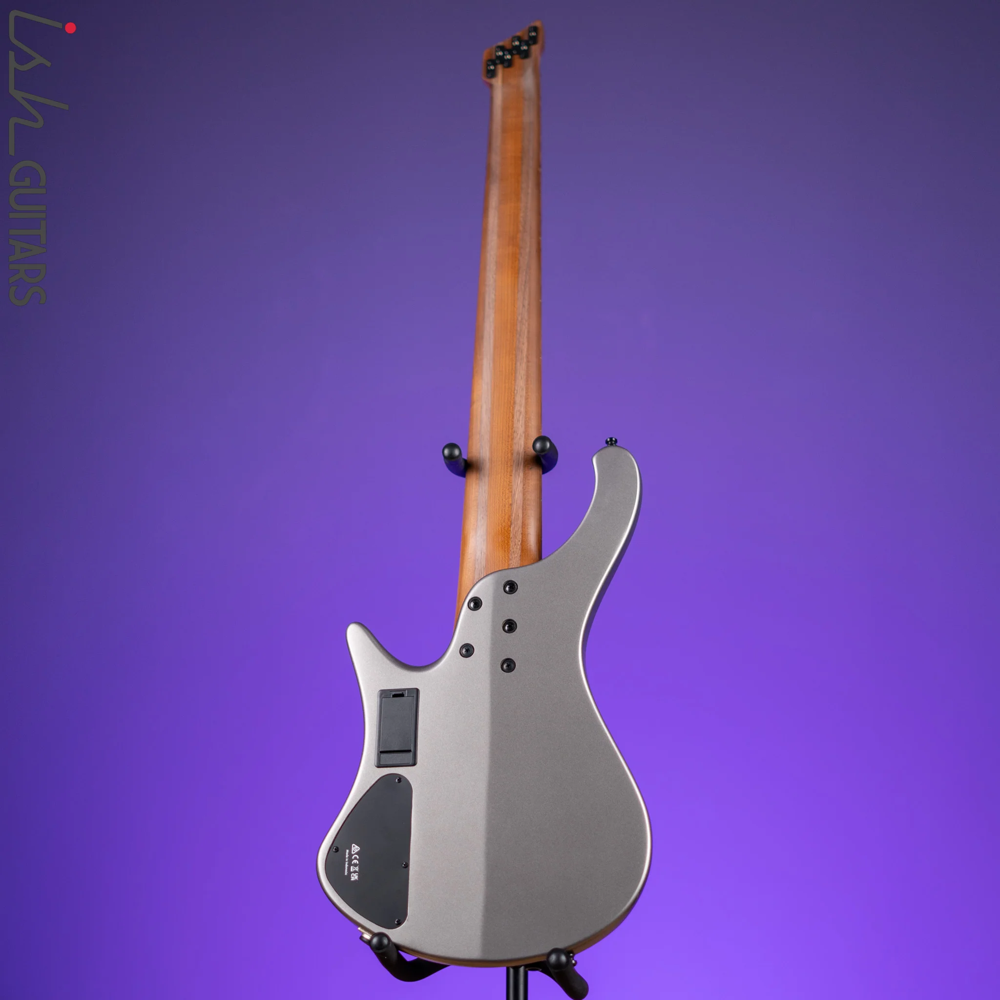 Ibanez EHB1006MS 6-String Headless Bass Metallic Grey Matte - Image 7