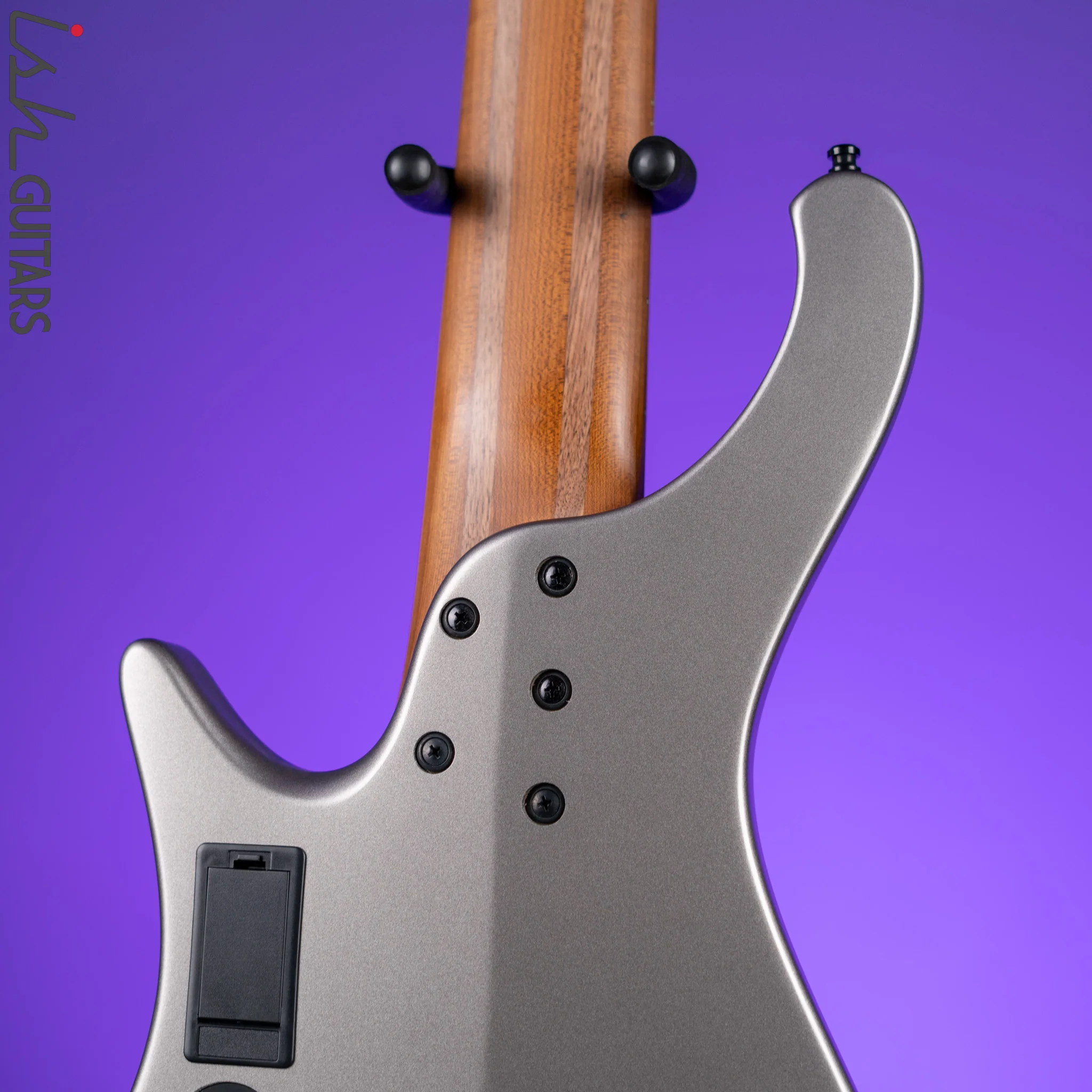 Ibanez EHB1006MS 6-String Headless Bass Metallic Grey Matte - Image 9