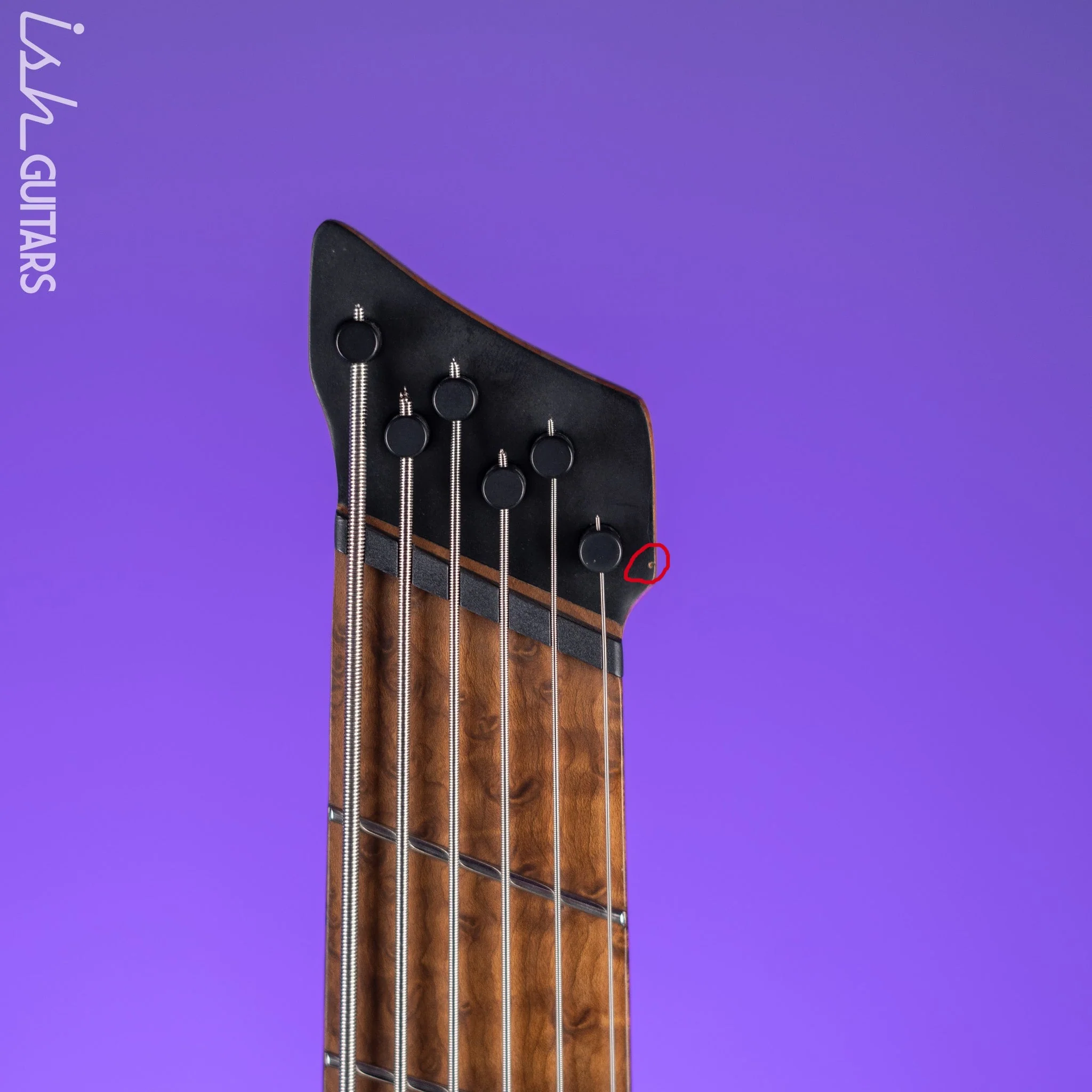Ibanez EHB1006MS 6-String Headless Bass Metallic Grey Matte Demo - Image 5