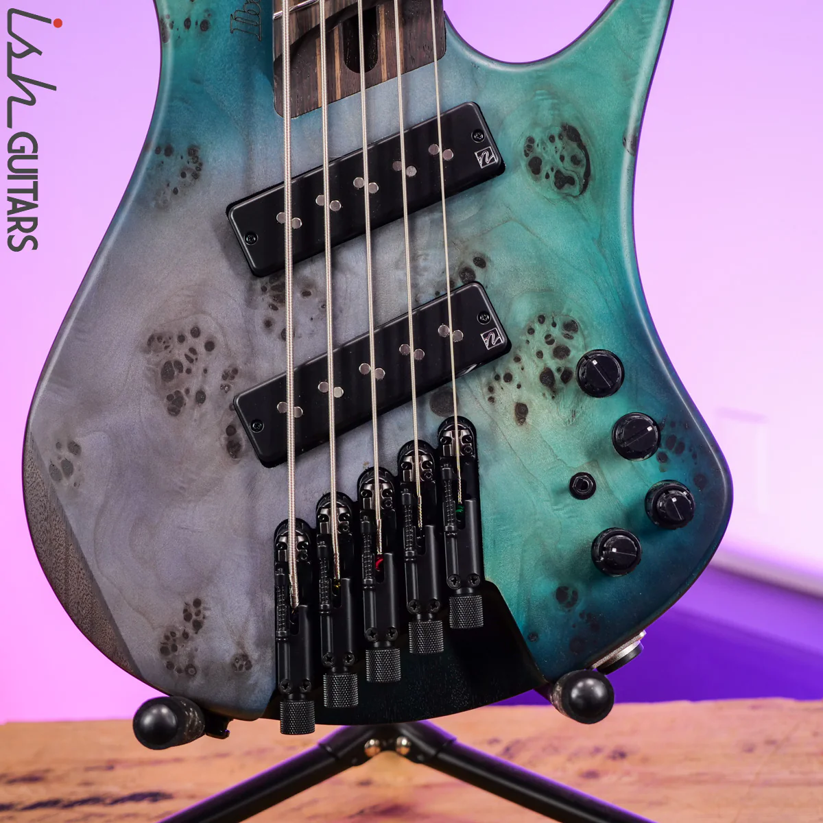 2021 Ibanez EHB1505MS TSF Tropical Sea Floor 5-String Multi-Scale - Image 4