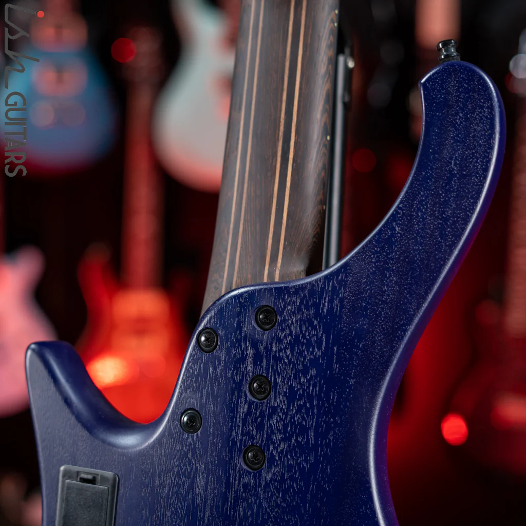 Ibanez EHB1505MS Multi-Scale Headless Bass Pacific Blue Burst Flat - Image 8