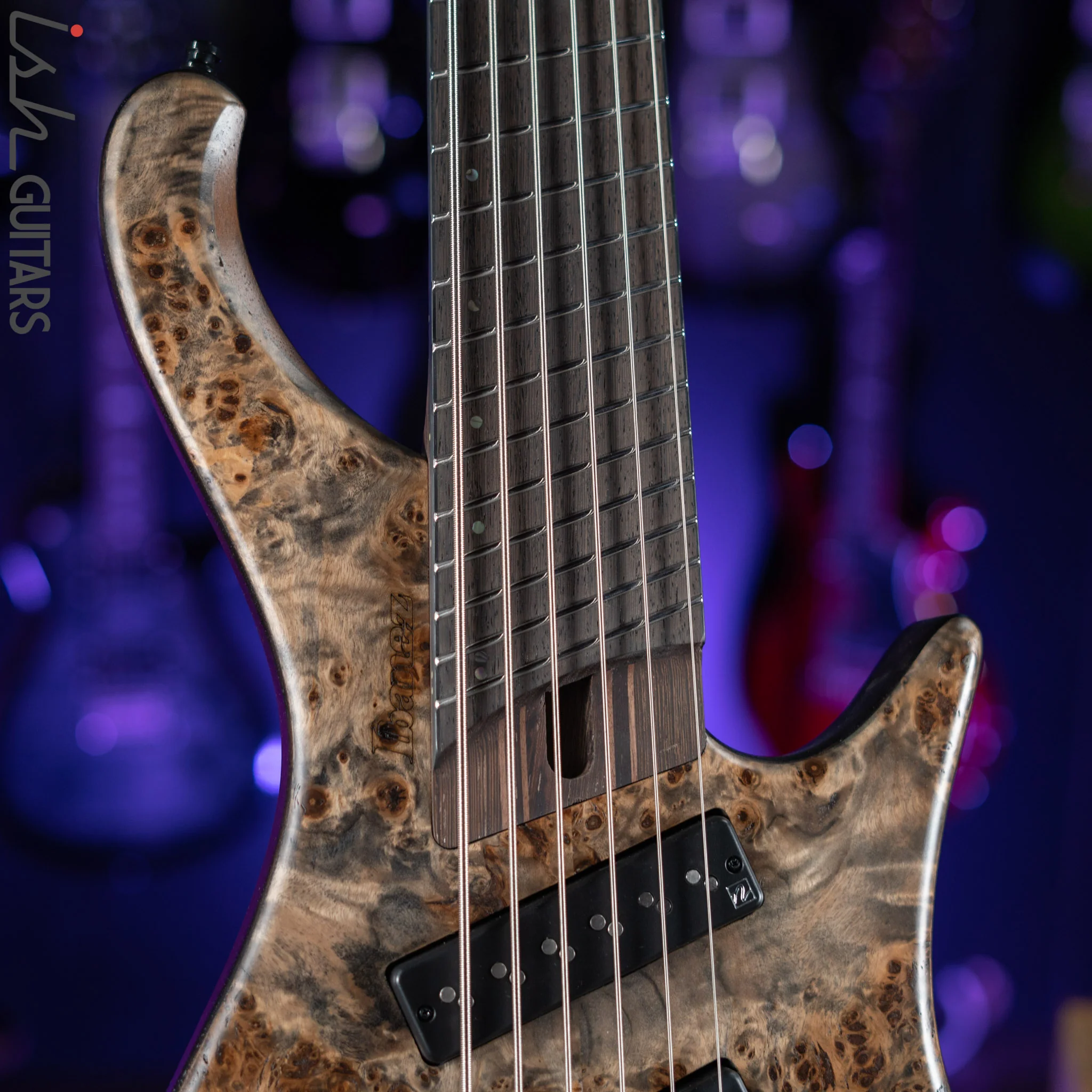Ibanez EHB1506MS Headless Bass Black Ice Flat - Image 3