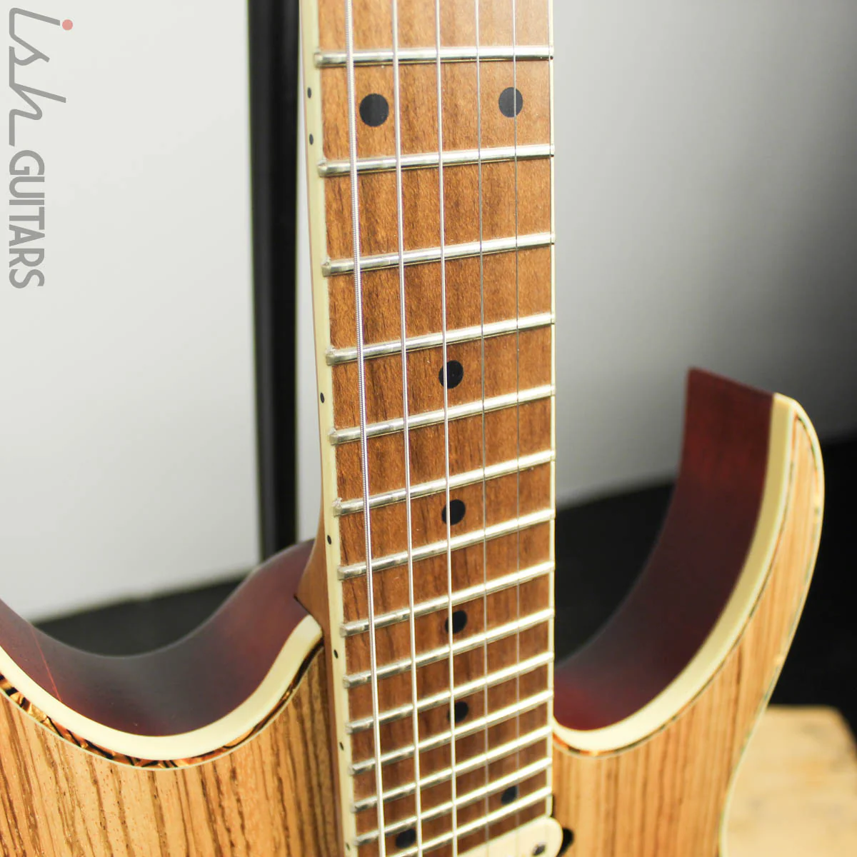 Ibanez Exotic RGEW521M Zebrawood Natural Flat B-STOCK - Image 7