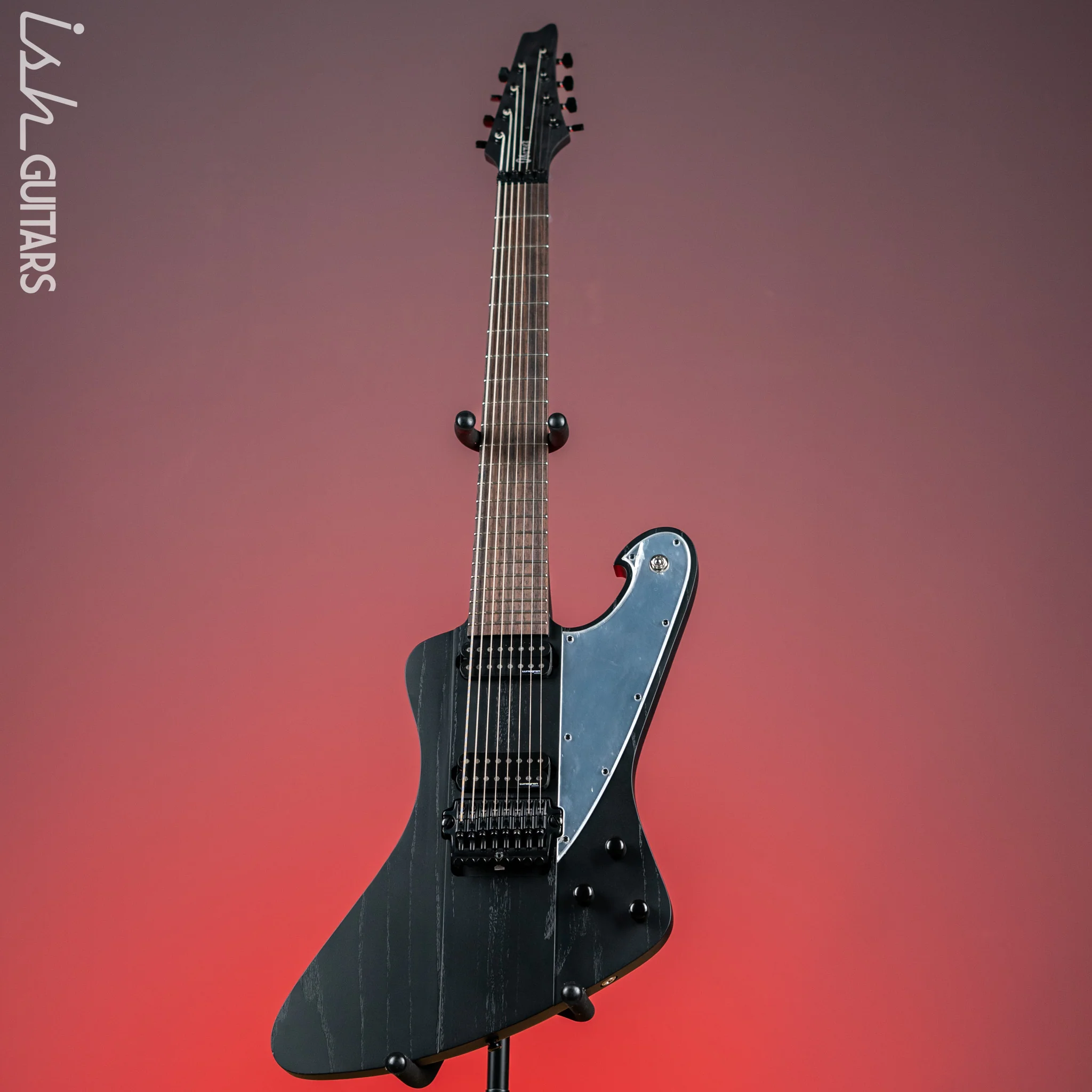 Ibanez FTM33 Fredrik Thordenal Signature 8-String Guitar Weathered Black - Image 2