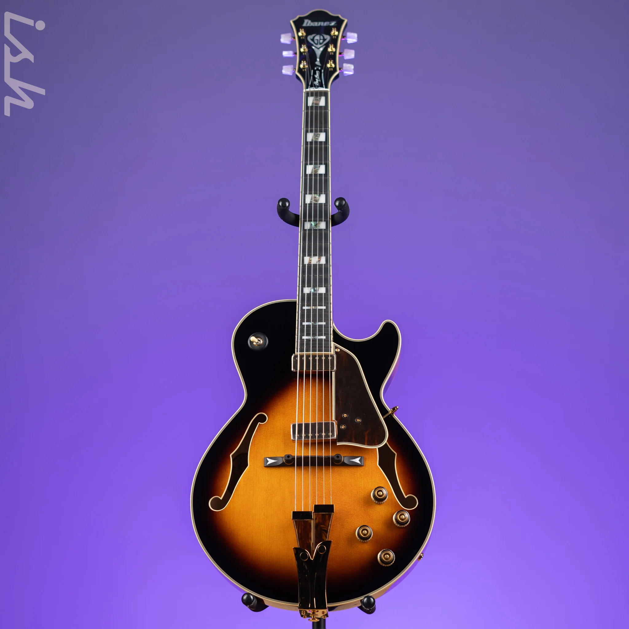 Ibanez GB10 George Benson Signature Hollowbody Brown Sunburst - Image 2