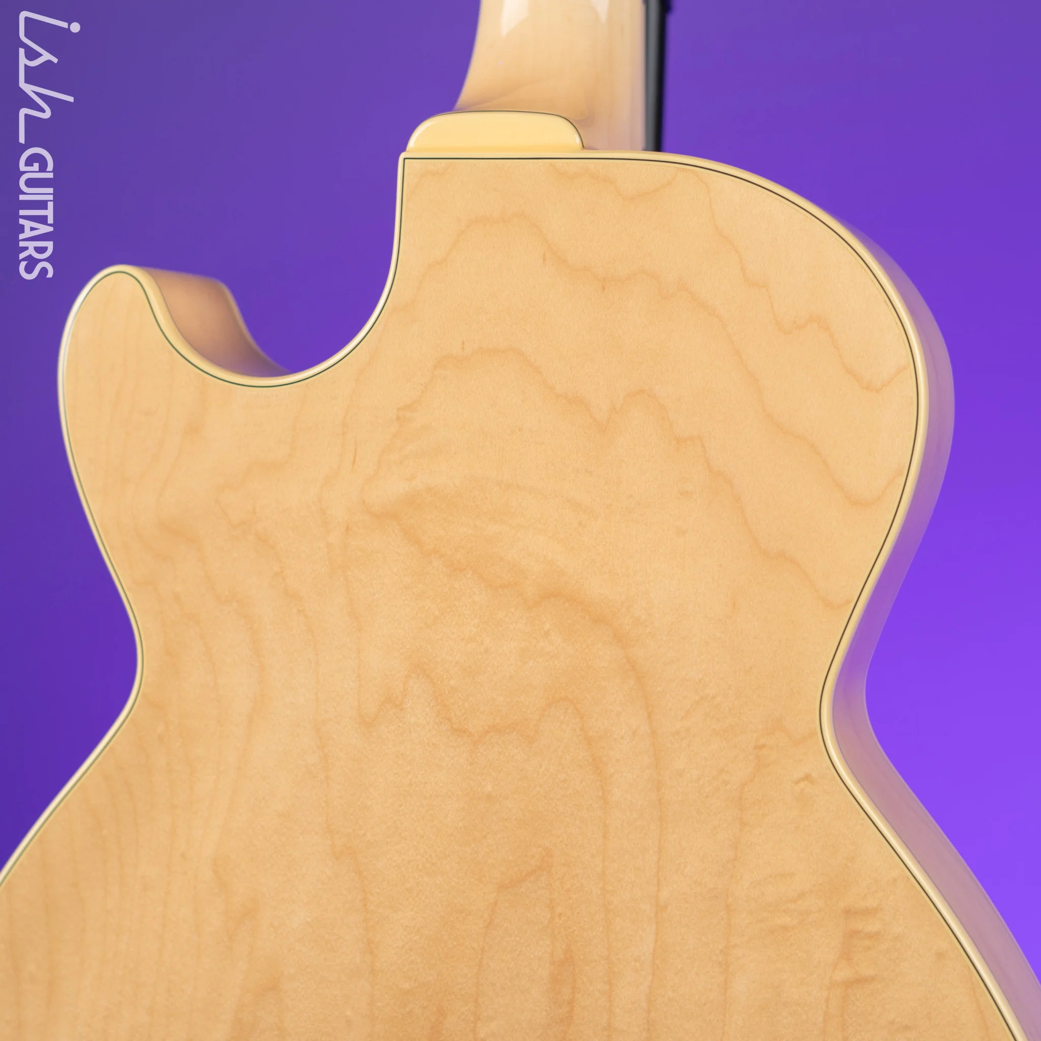 Ibanez GB10 George Benson Signature Hollowbody Electric Guitar Natural - Image 8