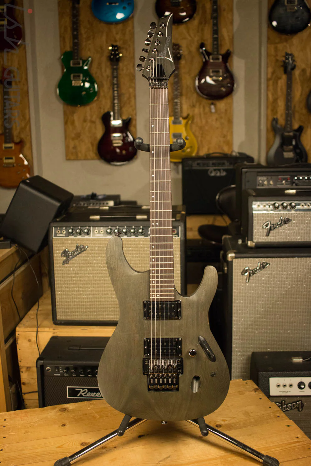 Ibanez PWM100  Paul Waggoner Signature Series Electric Guitar Gray - Image 2