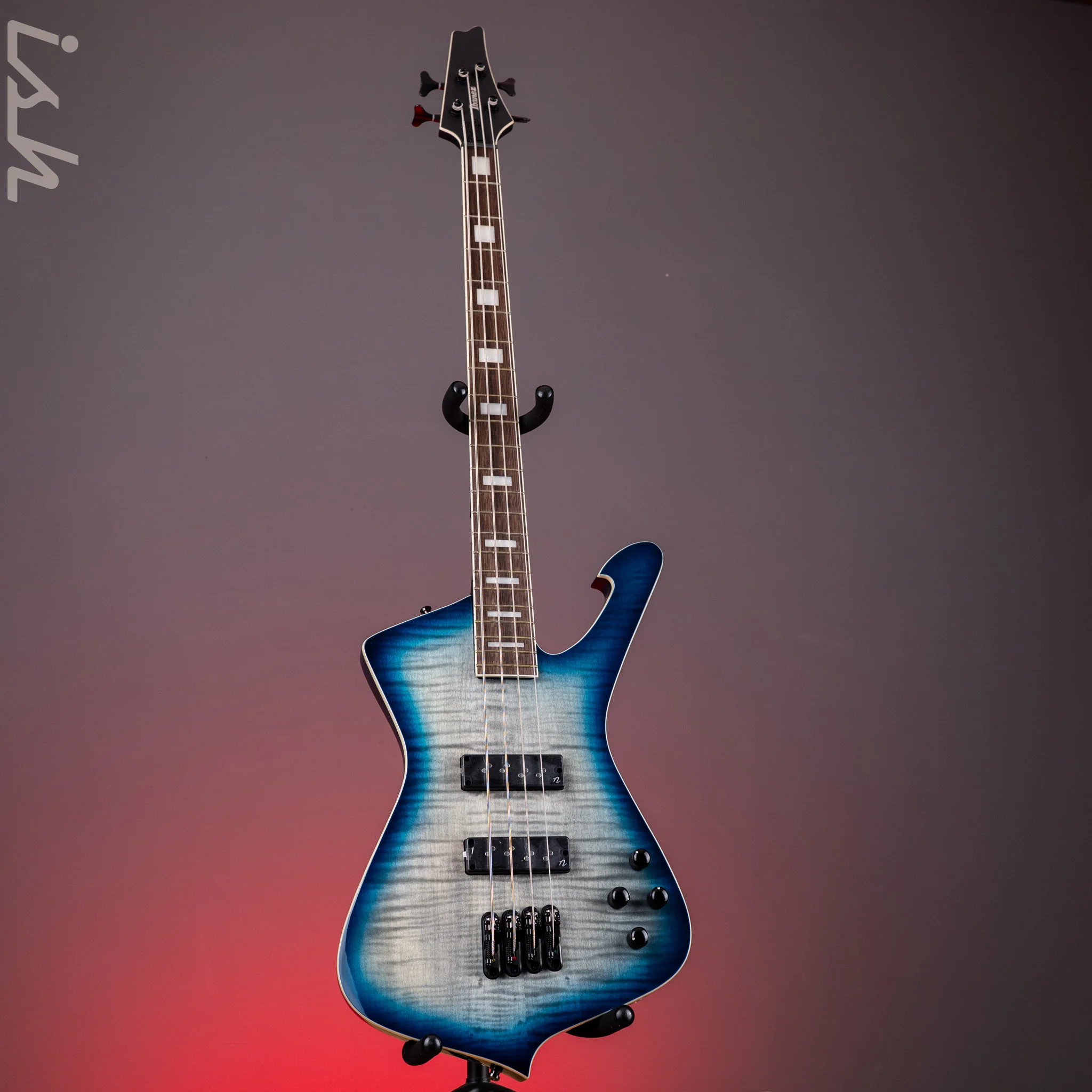 Ibanez ICB720FM Iceman 4-String Bass Cosmic Blue Starburst - Image 2