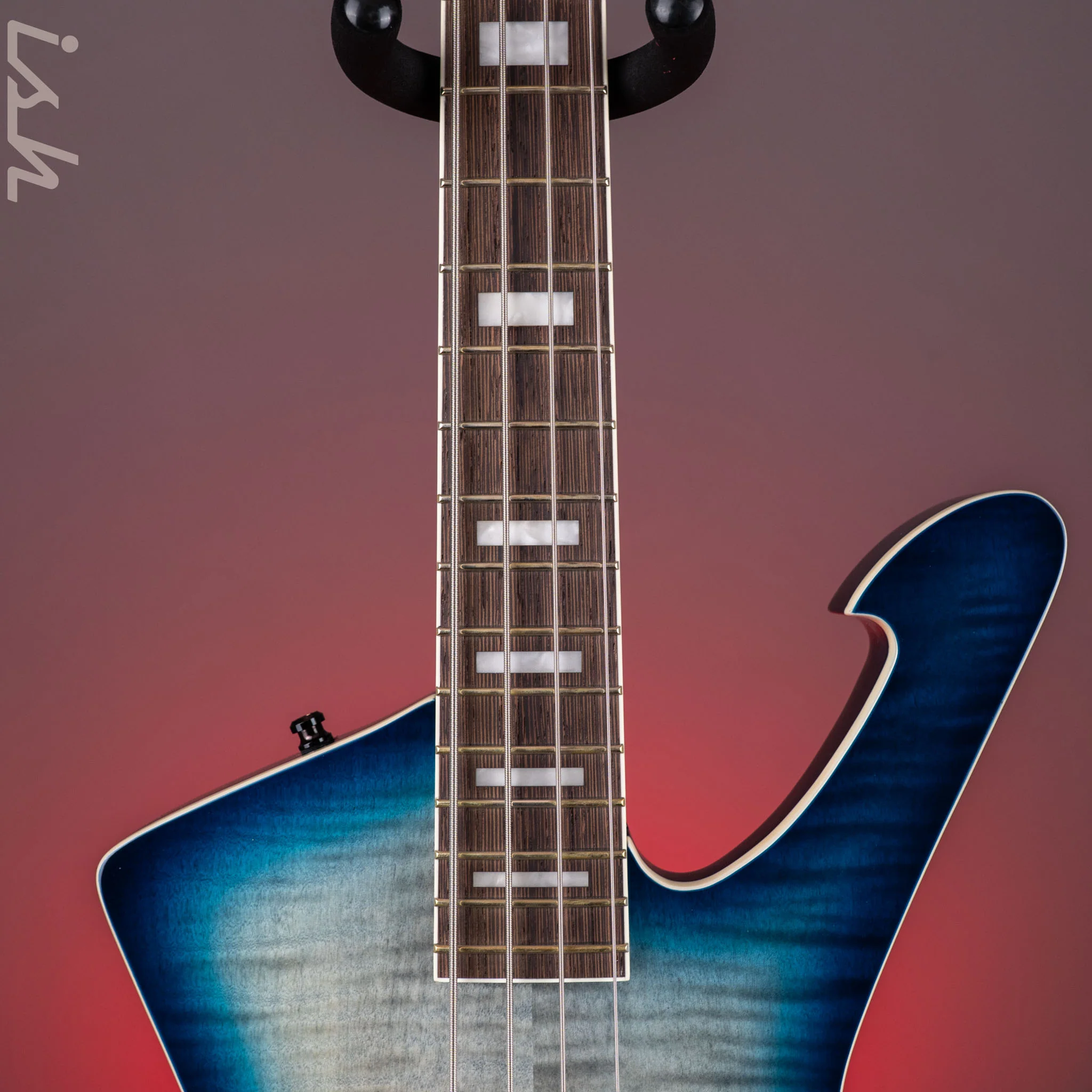 Ibanez ICB720FM Iceman 4-String Bass Cosmic Blue Starburst - Image 6