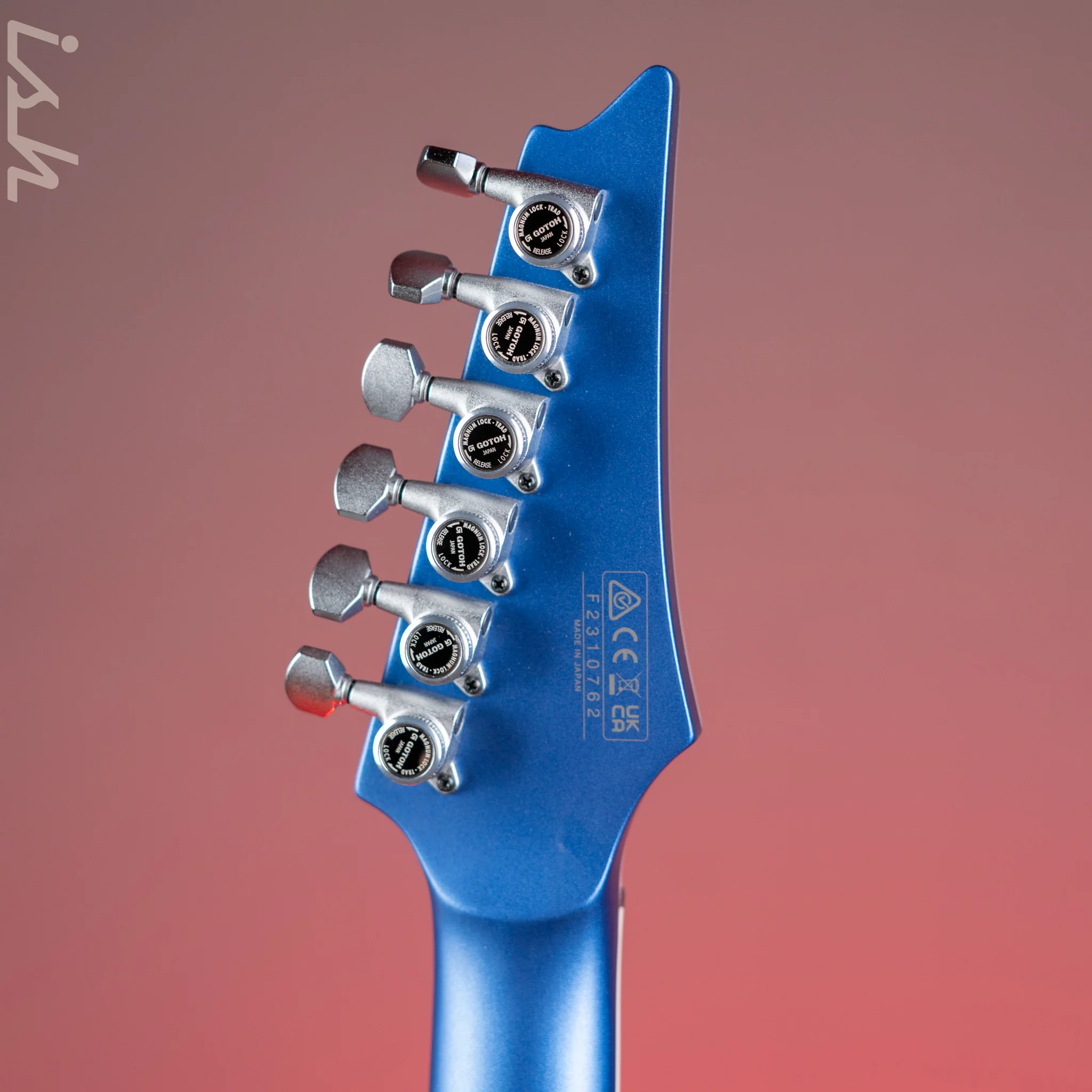 Ibanez JBM9999 Jake Bowen Signature Electric Guitar Azure Metallic Matte Demo - Image 11