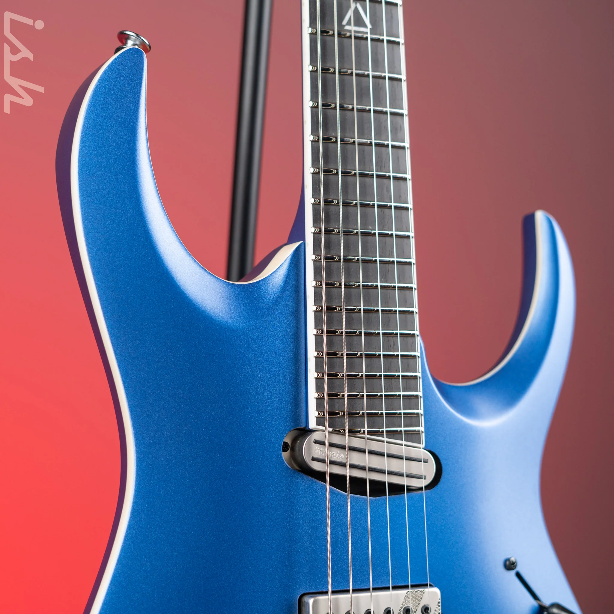 Ibanez JBM9999 Jake Bowen Signature Electric Guitar Azure Metallic Matte Demo - Image 3