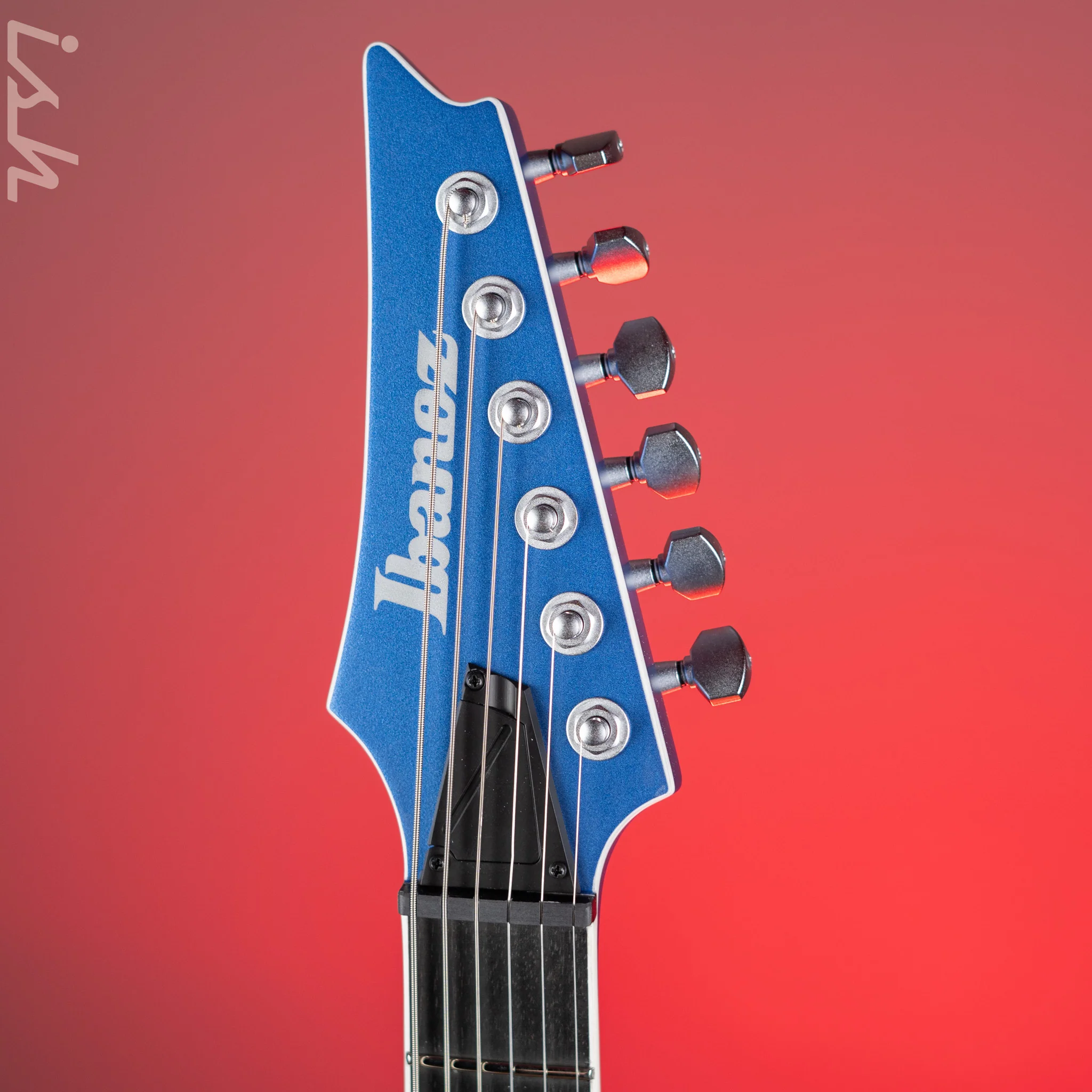 Ibanez JBM9999 Jake Bowen Signature Electric Guitar Azure Metallic Matte Demo - Image 6