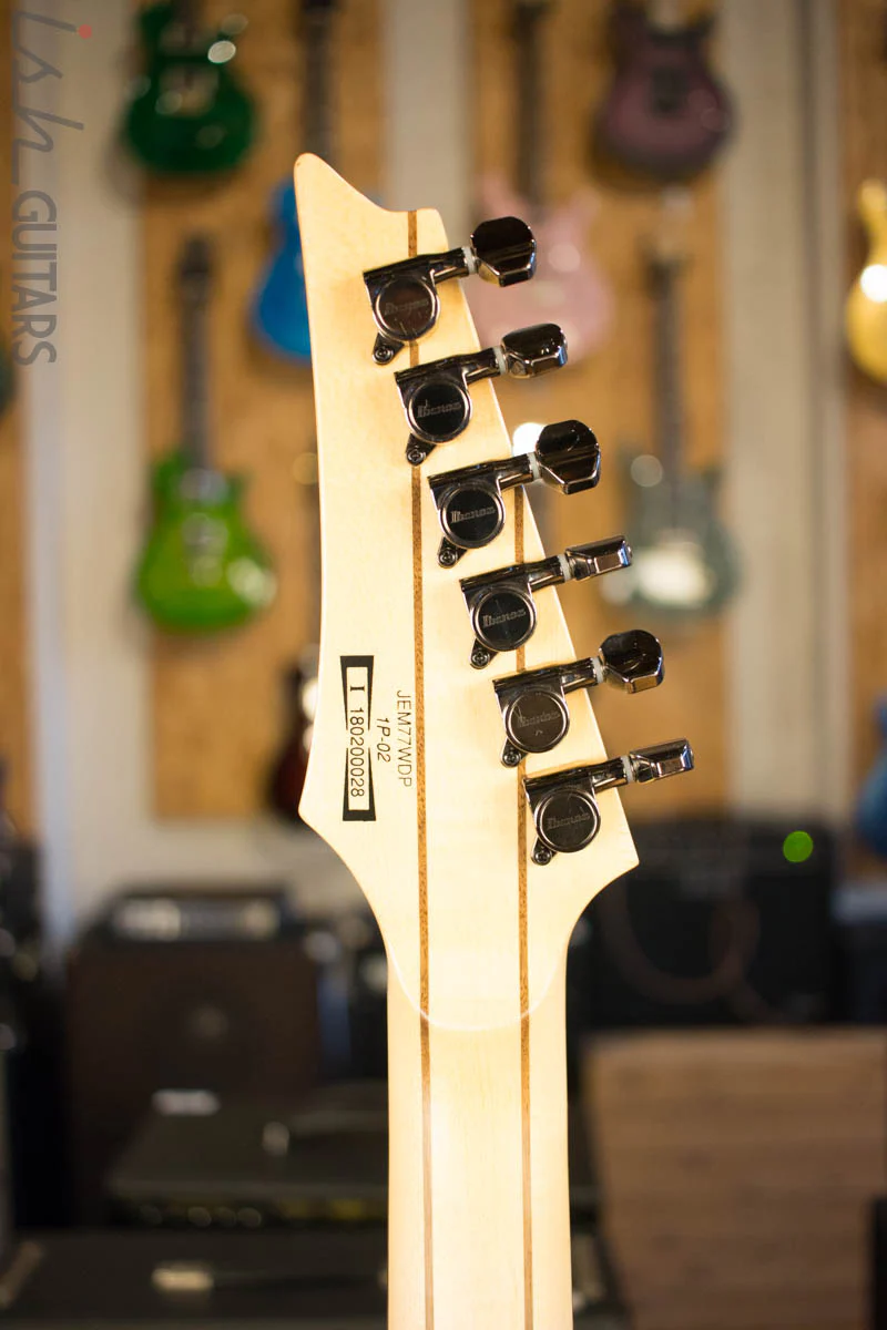 Ibanez JEM77WDP Steve Vai Signature “Woody” Charcoal Brown - Image 6