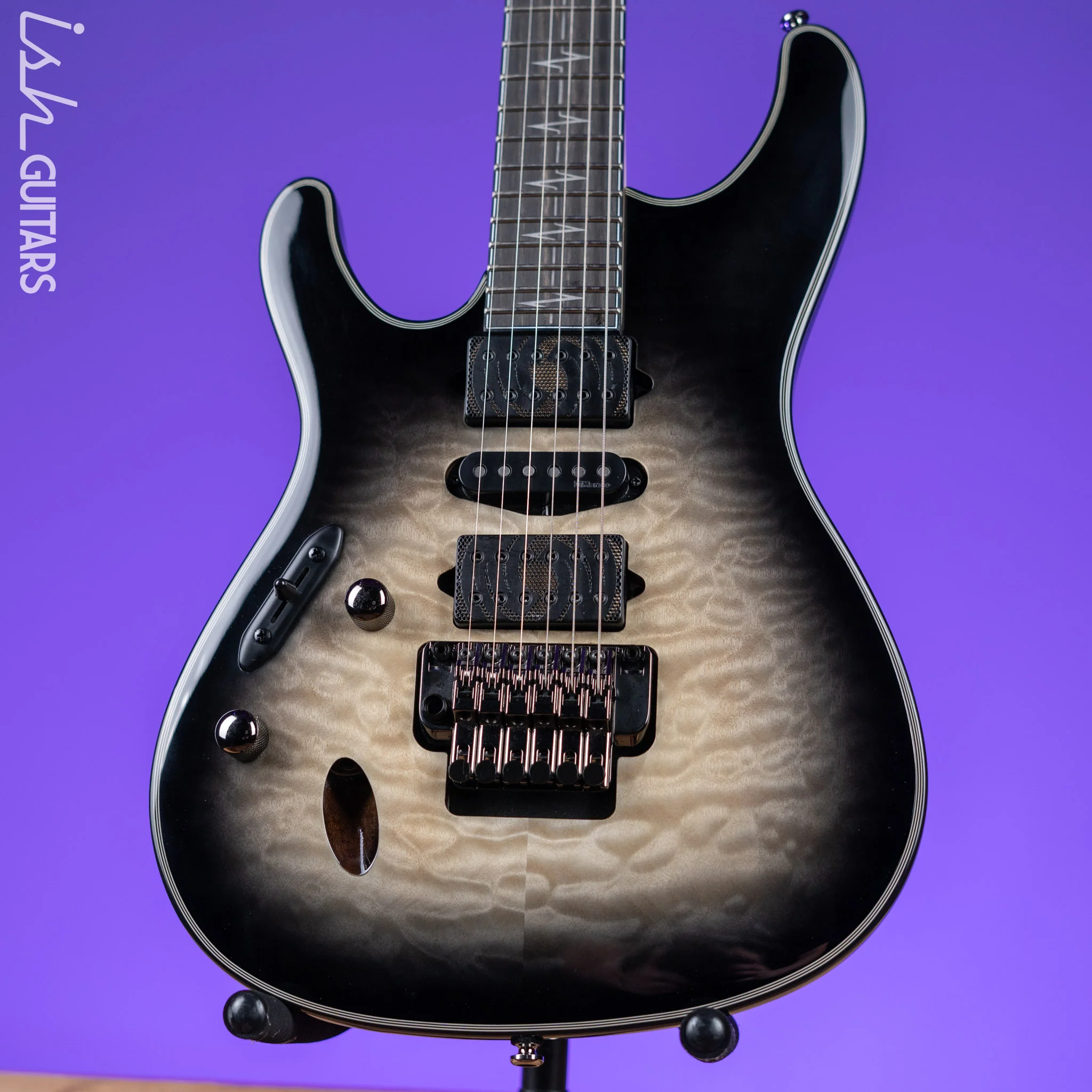 Ibanez JIVA10L Nita Strauss Signature Left-Handed Electric Guitar Deep Space Blonde Demo