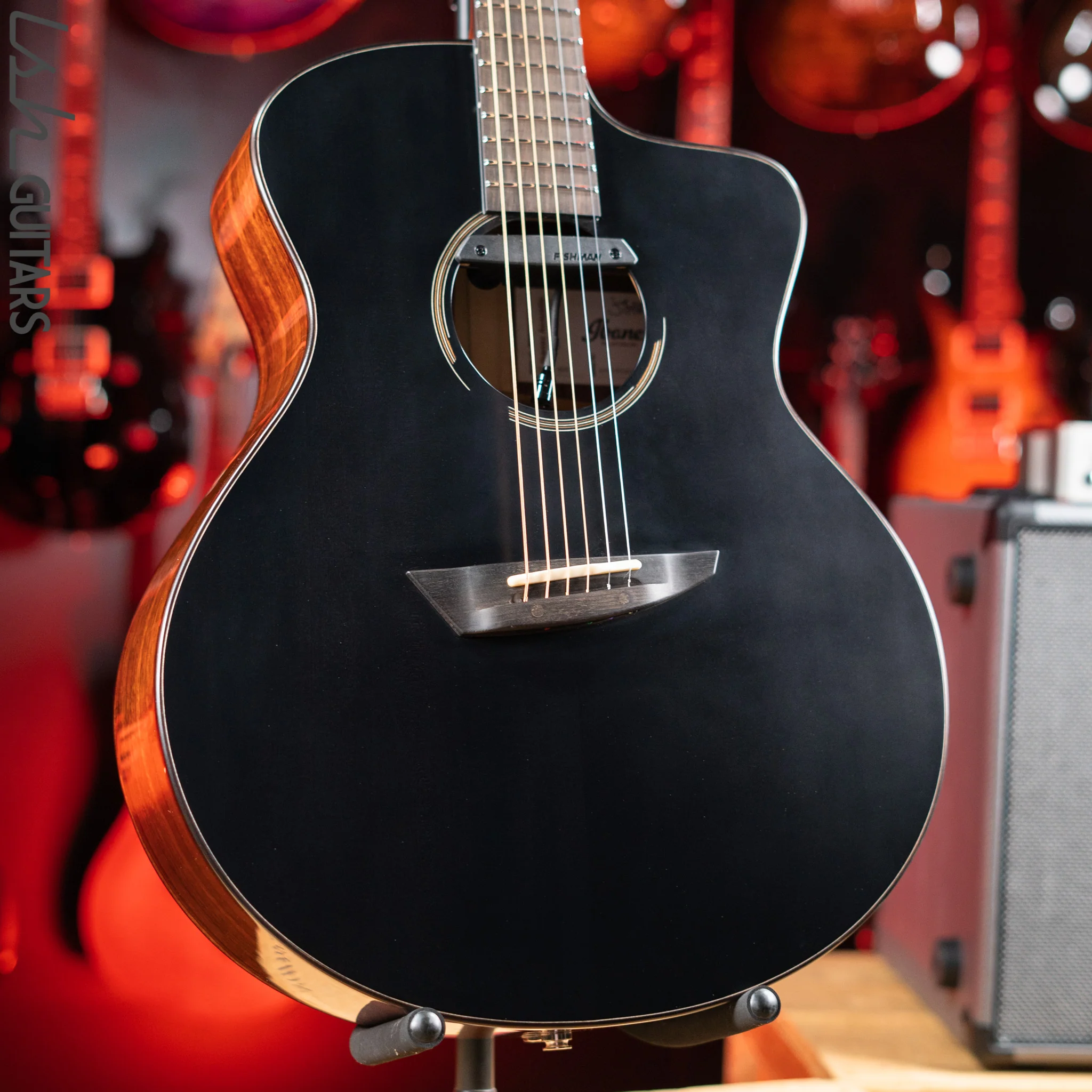 Ibanez John Gomm Signature JGM10 Acoustic-Electric Guitar Black Satin Demo