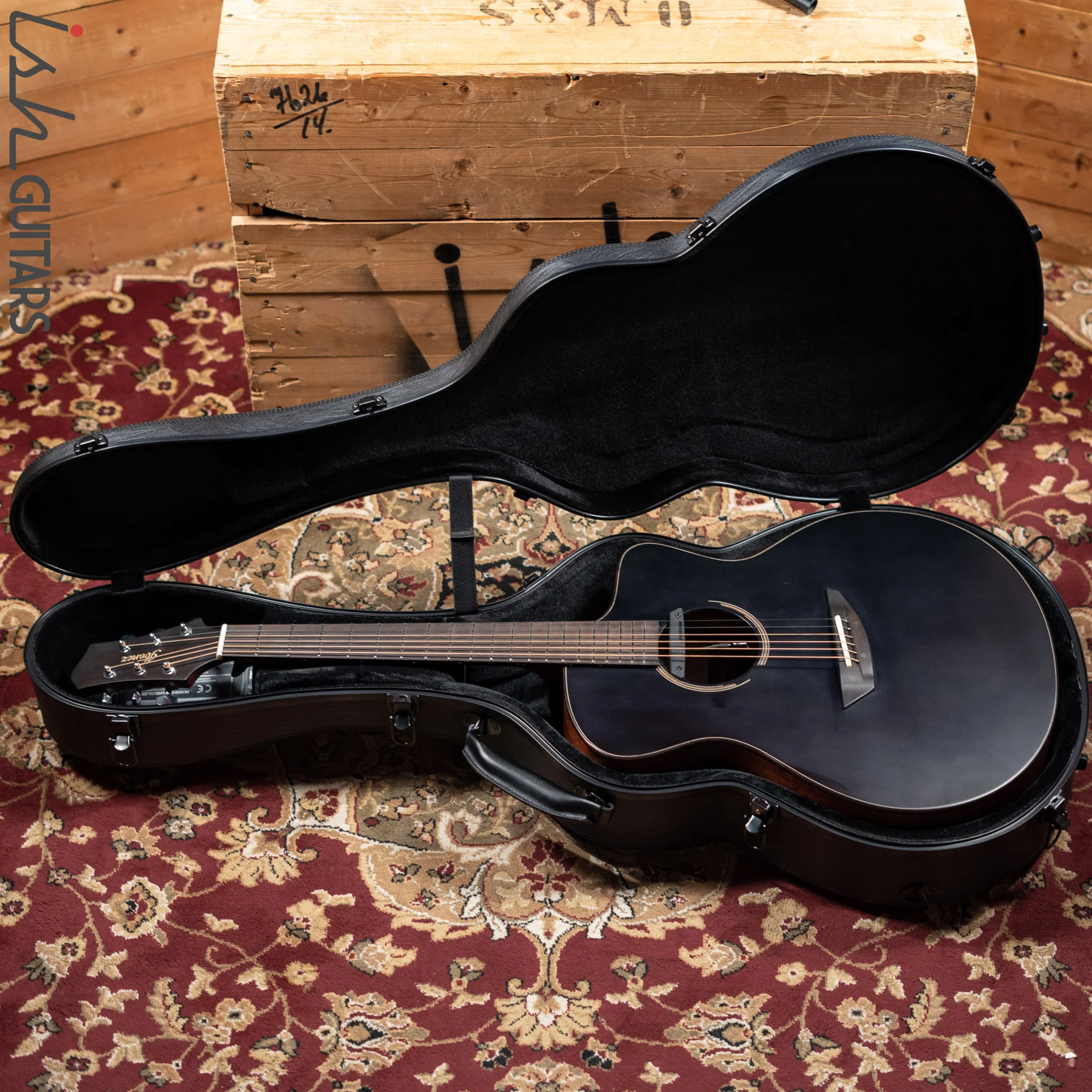 Ibanez John Gomm Signature JGM10 Acoustic-Electric Guitar Black Satin Demo - Image 12