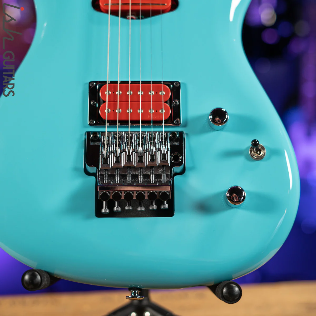 Ibanez JS2410 Joe Satriani Signature Electric Guitar Sky Blue Gloss Demo - Image 4