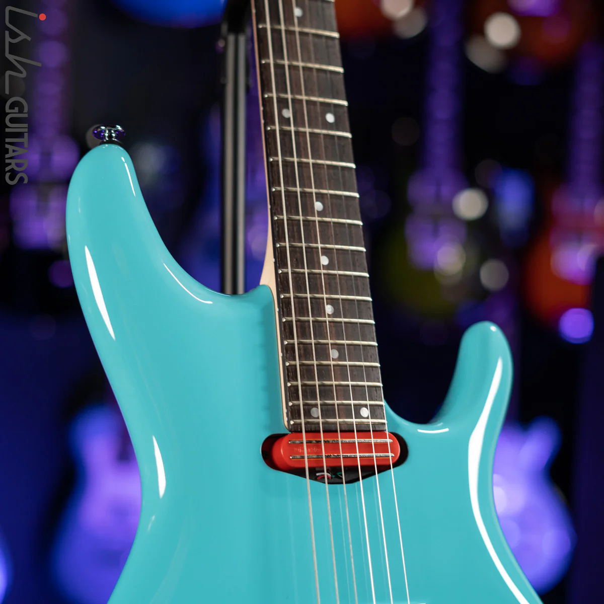 Ibanez JS2410 Joe Satriani Signature Electric Guitar Sky Blue Gloss Demo - Image 5