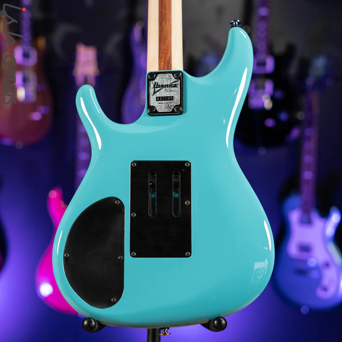 Ibanez JS2410 Joe Satriani Signature Electric Guitar Sky Blue Gloss Demo - Image 8